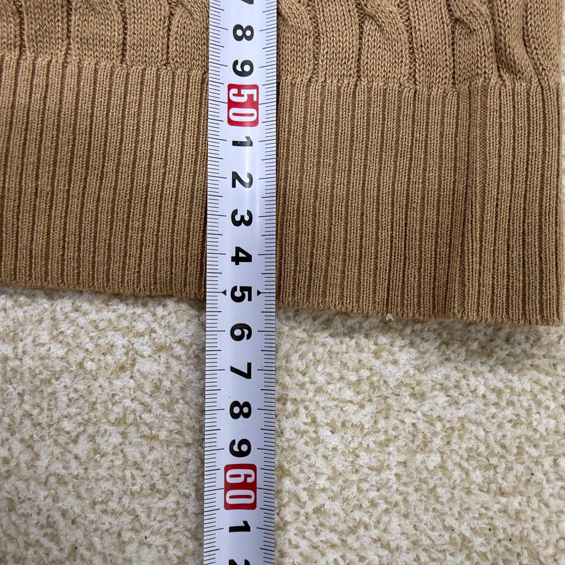 90 M12 여성 카라 꽈배기 반팔 니트0128T1 상품이미지6