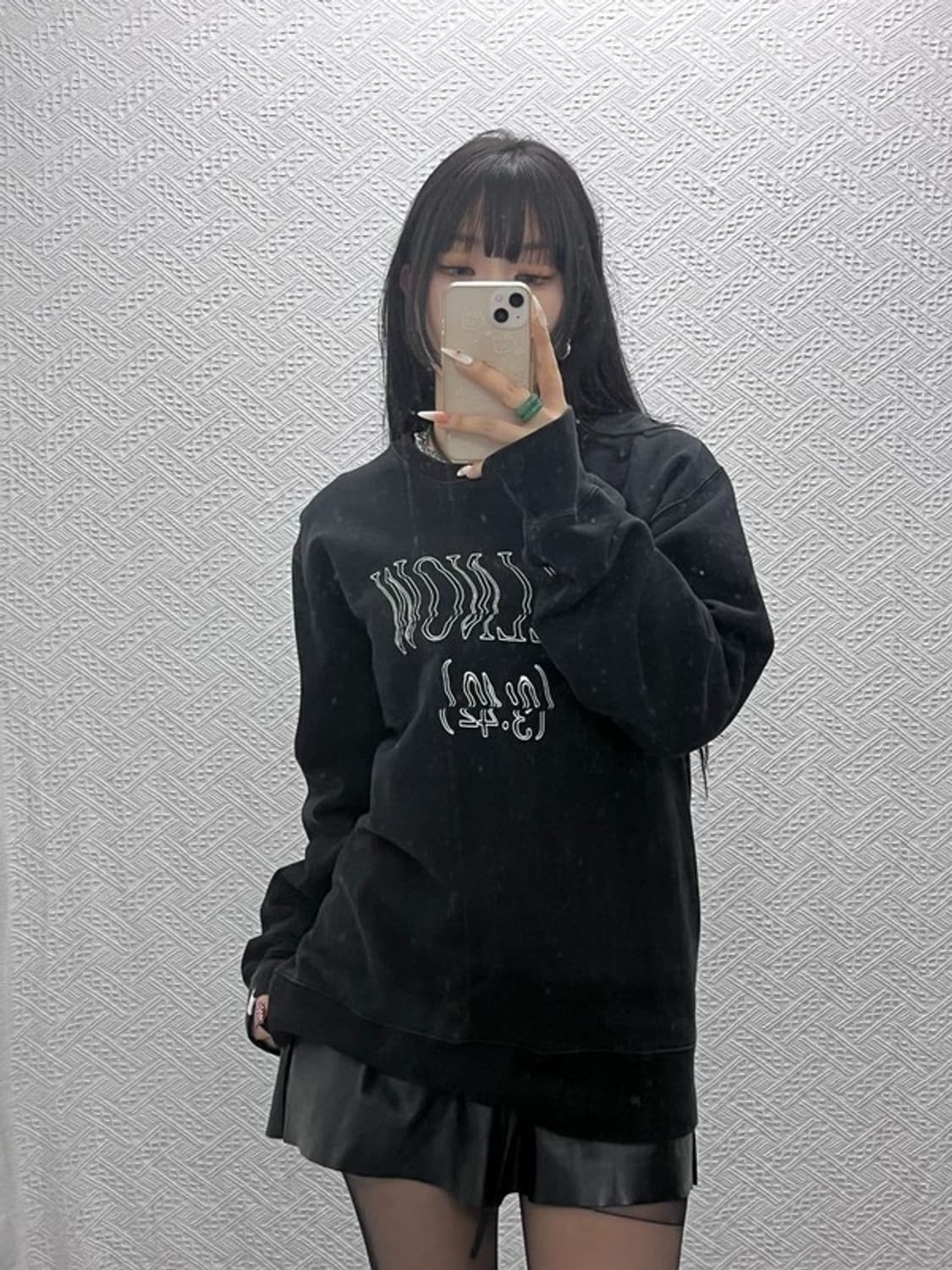 디스이즈네버댓 빈티지 스트릿 펑크 물결로고 맨투맨 L C09436 상품이미지2