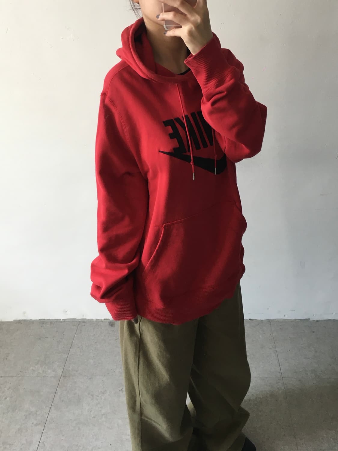 나이키 빅로고 후드티 상품이미지2