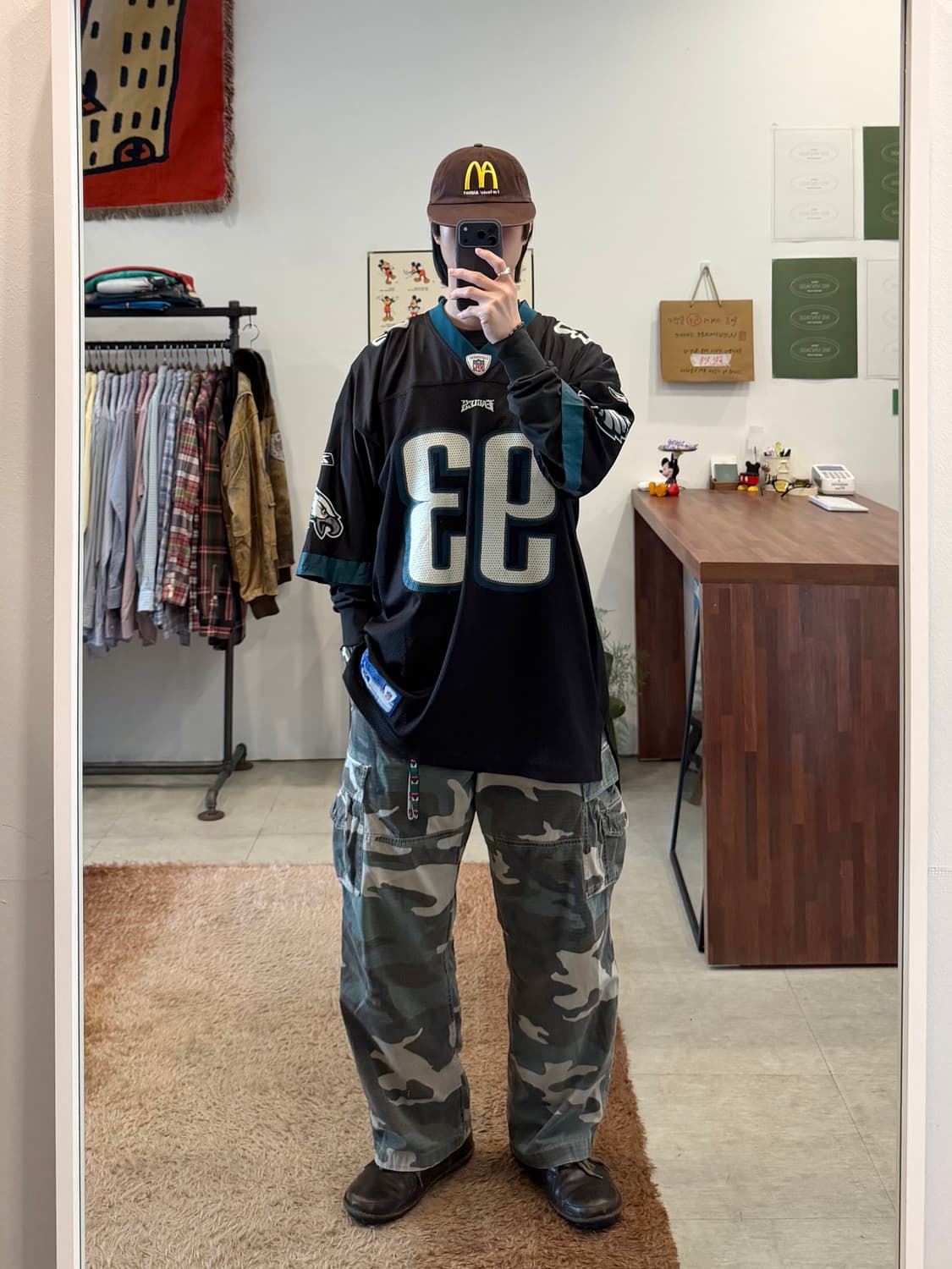 Reebok 리복 NFL 필라델피아 이글스 No.93 풋볼 저지 상품이미지2