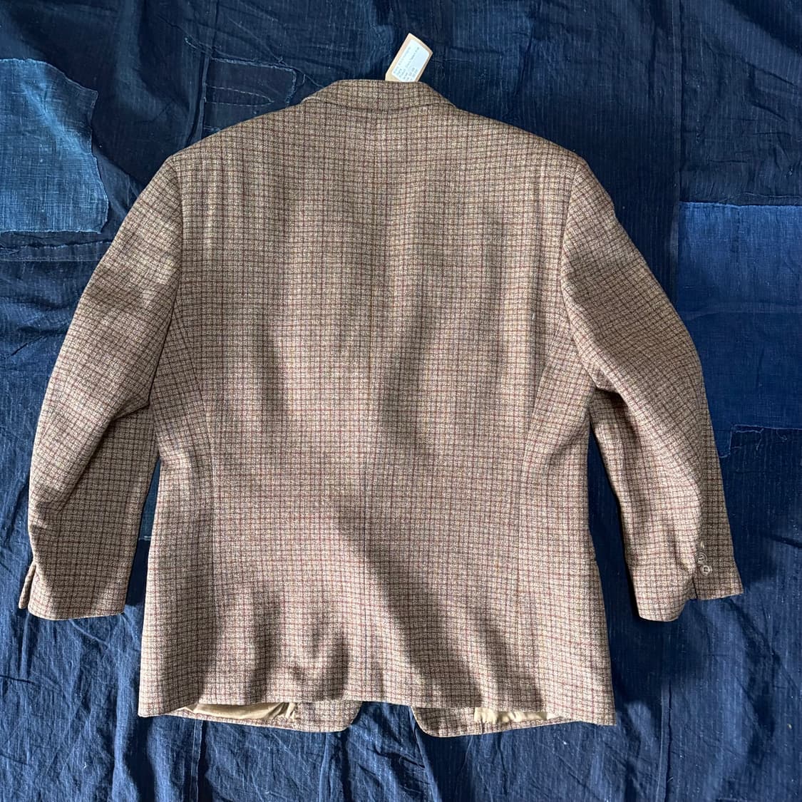 80‘s 에르메네질도 제냐 체크패턴 울 자켓 100-105 상품이미지6