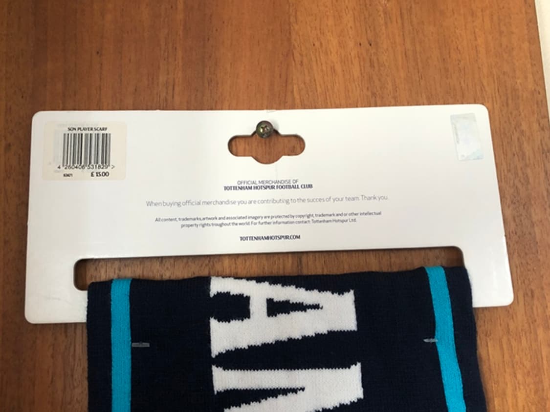 토트넘 훗스퍼 손흥민 플레이어 스카프/머플러 상품이미지8