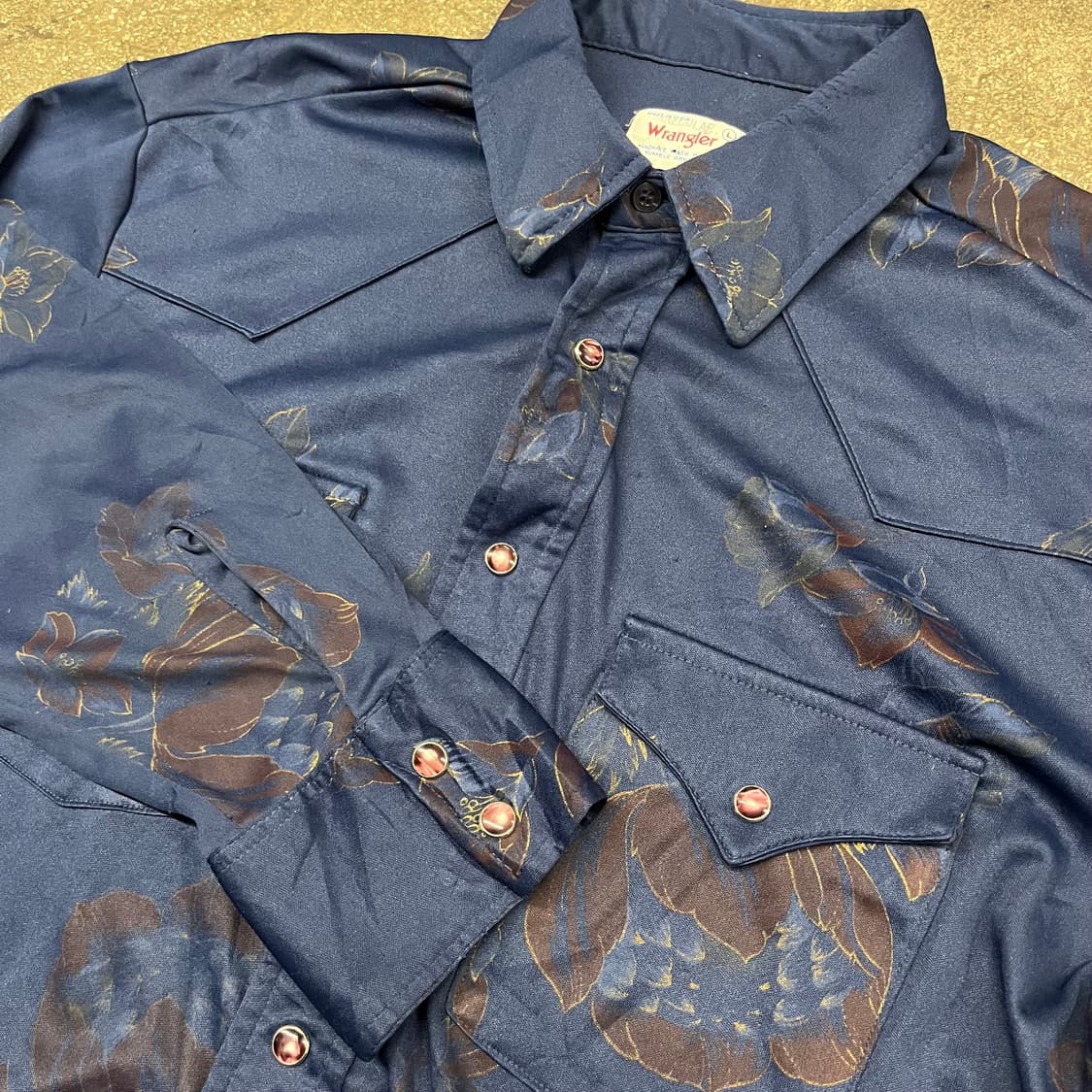 80s Wrangler 폴리 웨스턴 셔츠 (100) 상품이미지2