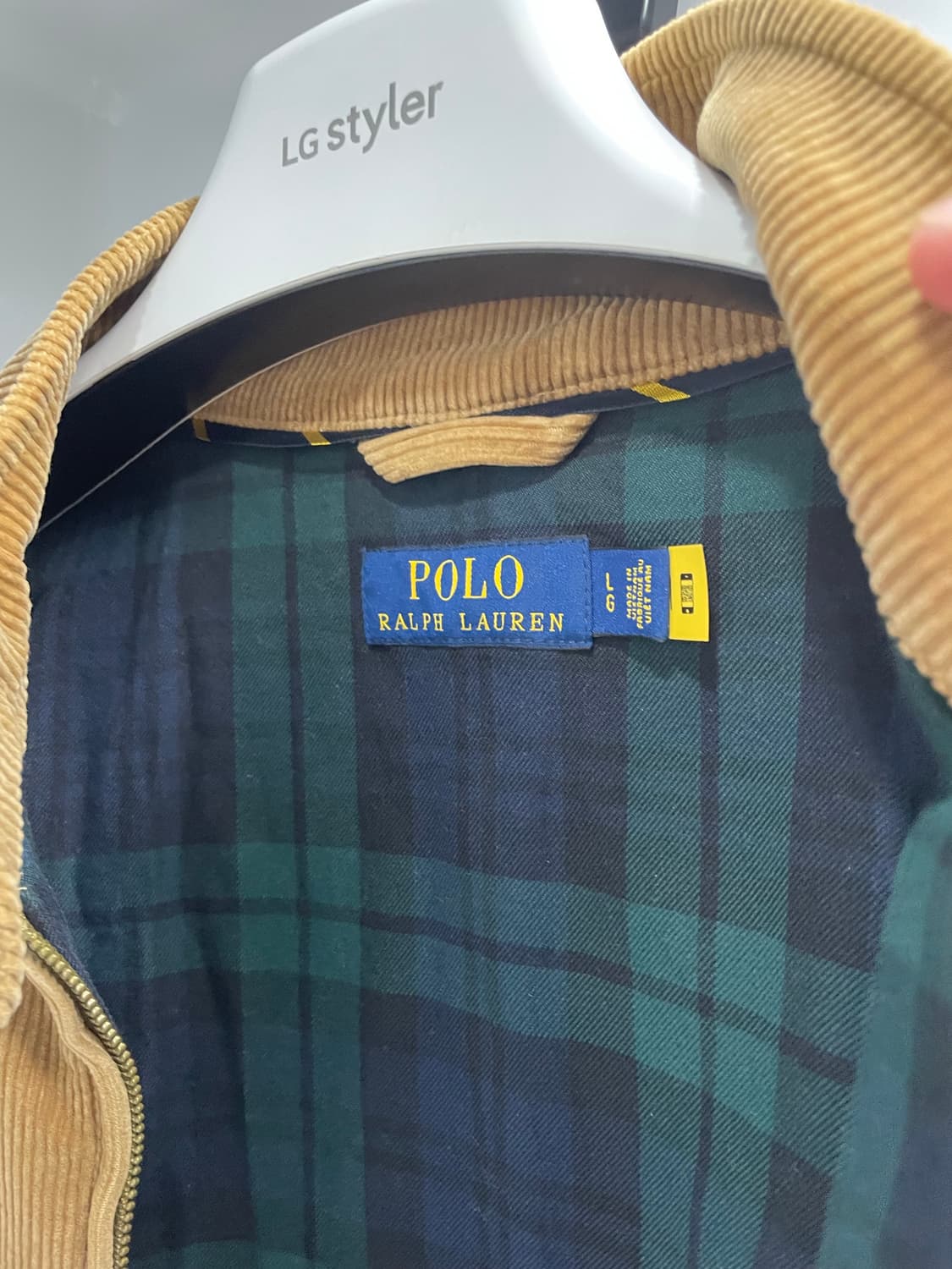폴로 랄프로렌 코듀로이 바라쿠다 자켓L(QR정품) 상품이미지3