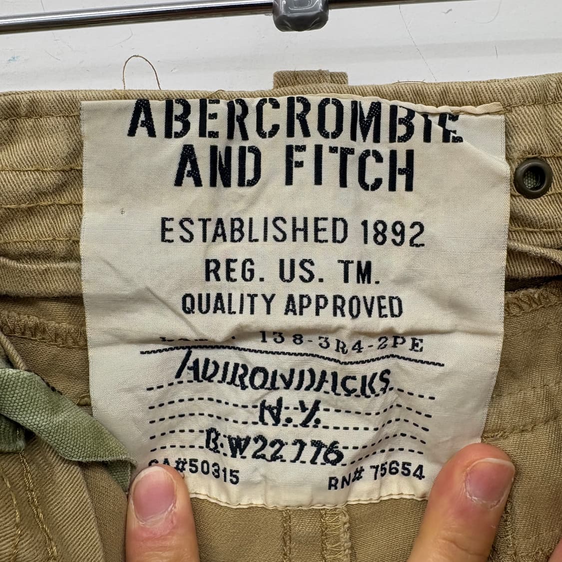 아베크롬비 카고 팬츠 베이지 34in 상품이미지6