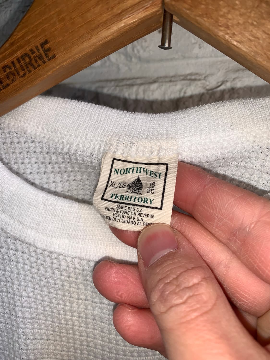 80-90년대 써멀 와플 롱슬리브 S,M,L,XL 상품이미지9