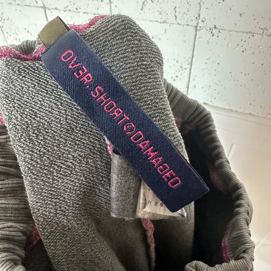 우먼S 오버 쇼츠 데미지드 조거팬츠 상품이미지4