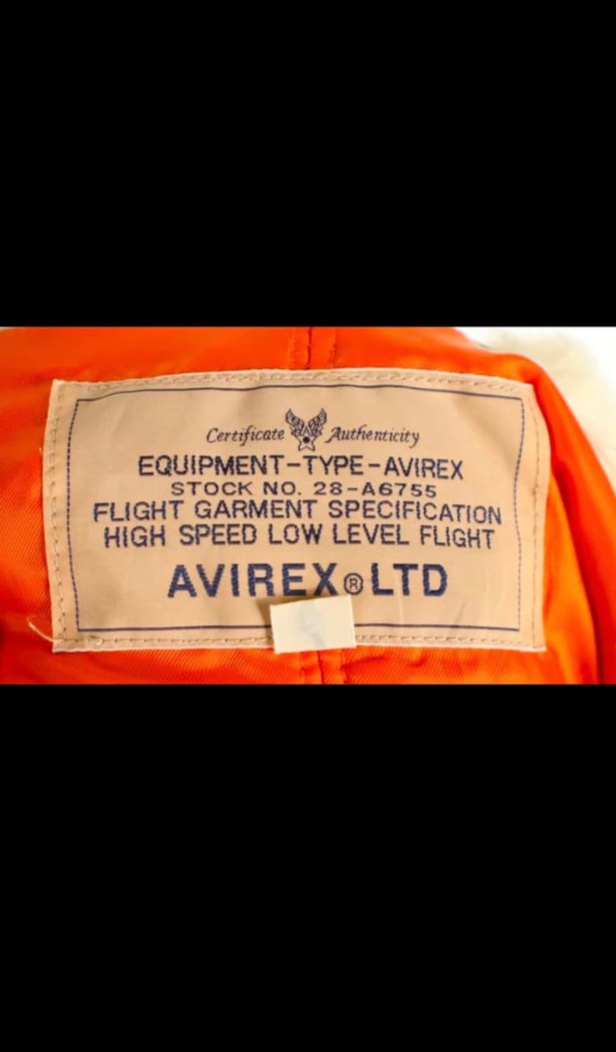 Avirex 나일론 하이 자켓 상품이미지3