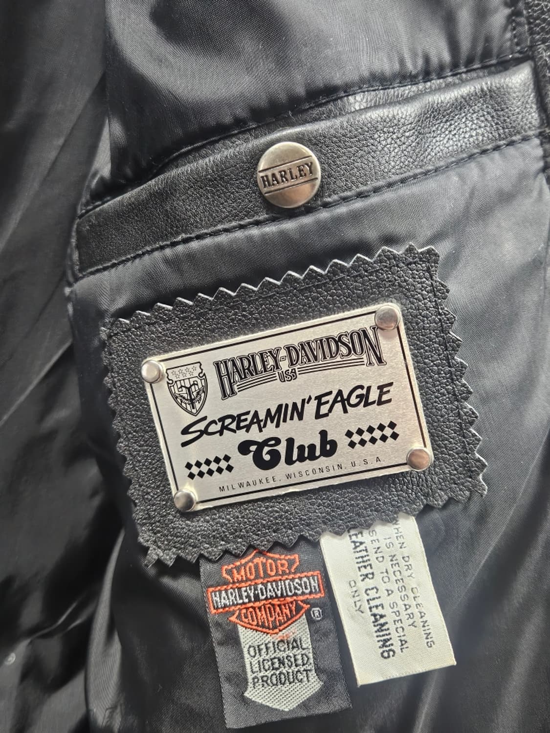 할리데이비슨 스크리밍 이글 레더 봄버 자켓 ( M ) / 11170 상품이미지9