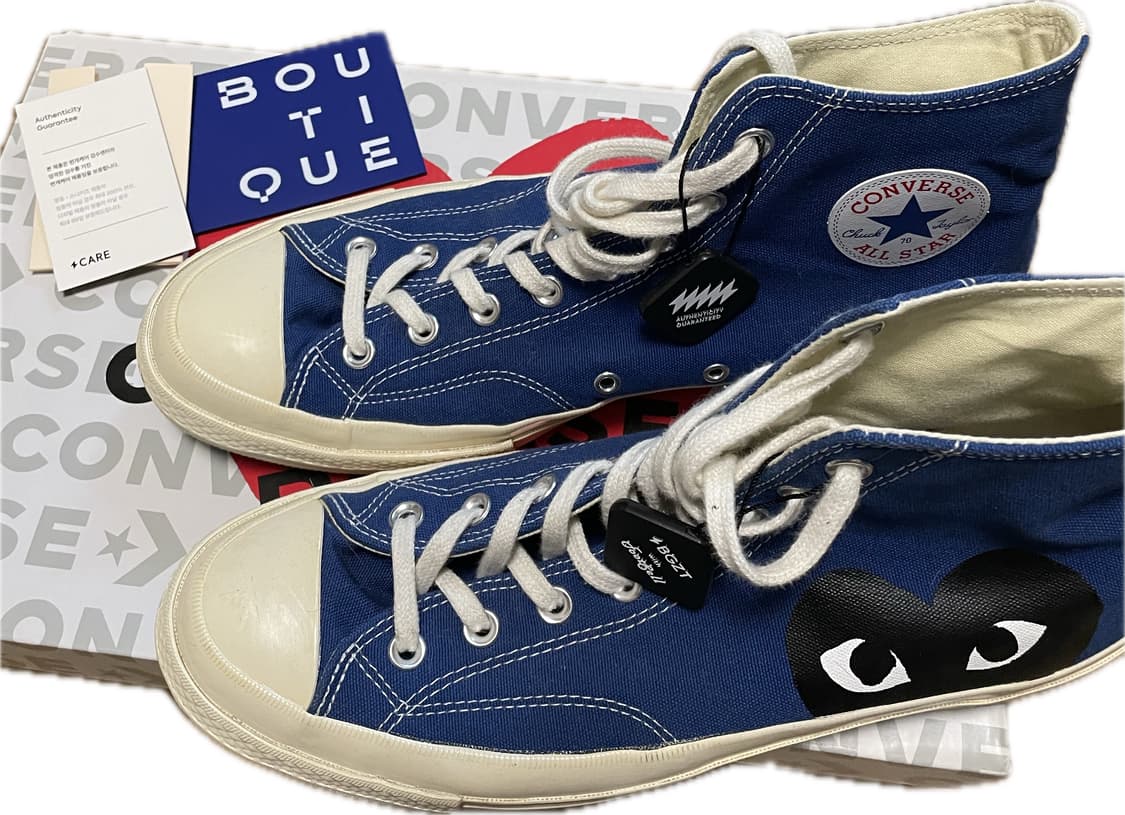 (295)꼼데x컨버스 하이 상품이미지2