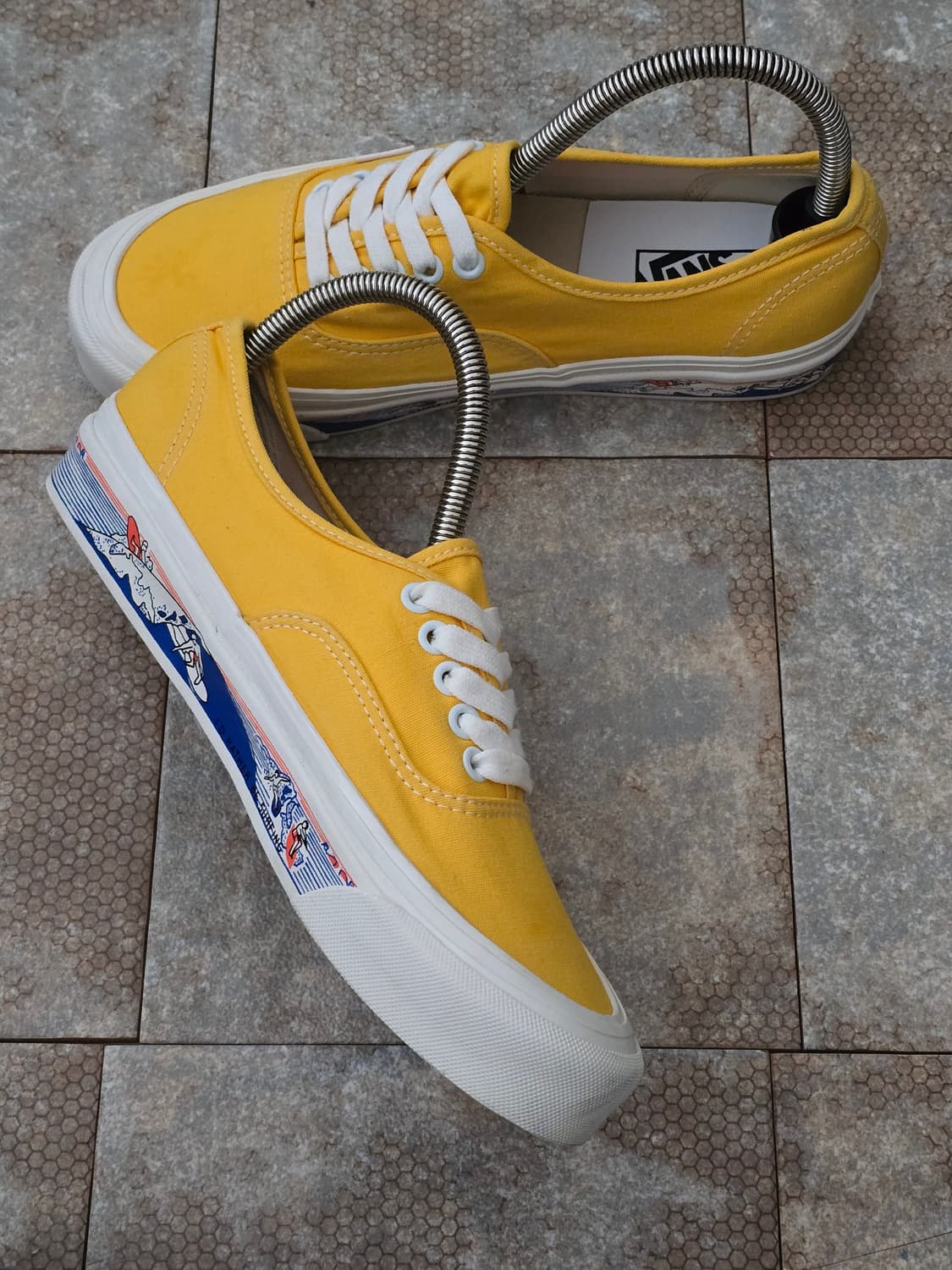 (260)반스 어센틱 44 dx 애너하임 사이드월 프린트 스니커즈 상품이미지6