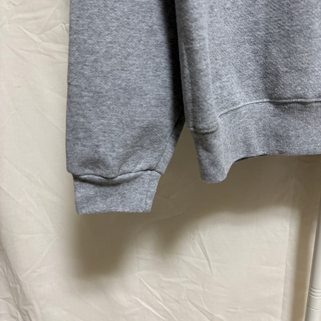 SOFFE 무지 기모 맨투맨 스웻셔츠 / 멜란지그레이, M 상품이미지5