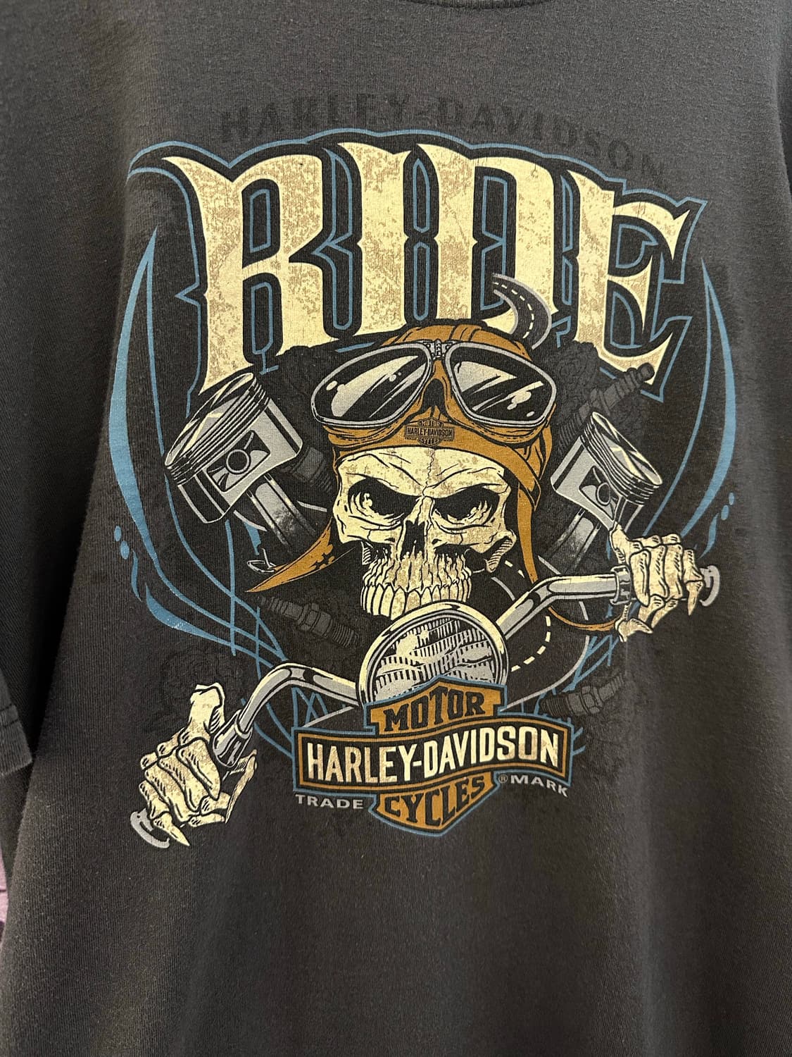 HARLEY-DAVIDSON 할리데이비슨 차콜반팔티 상품이미지3