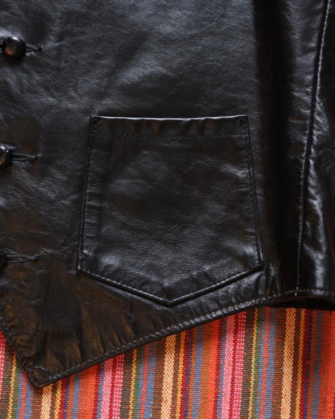 H bar c 에이치바씨 60s 웨스턴 cowhide 레더 베스트 상품이미지5