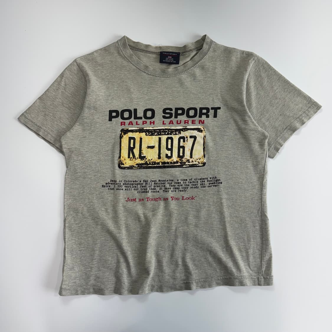 Polo 폴로 스포츠 그런지 그레이 반팔 상품이미지3