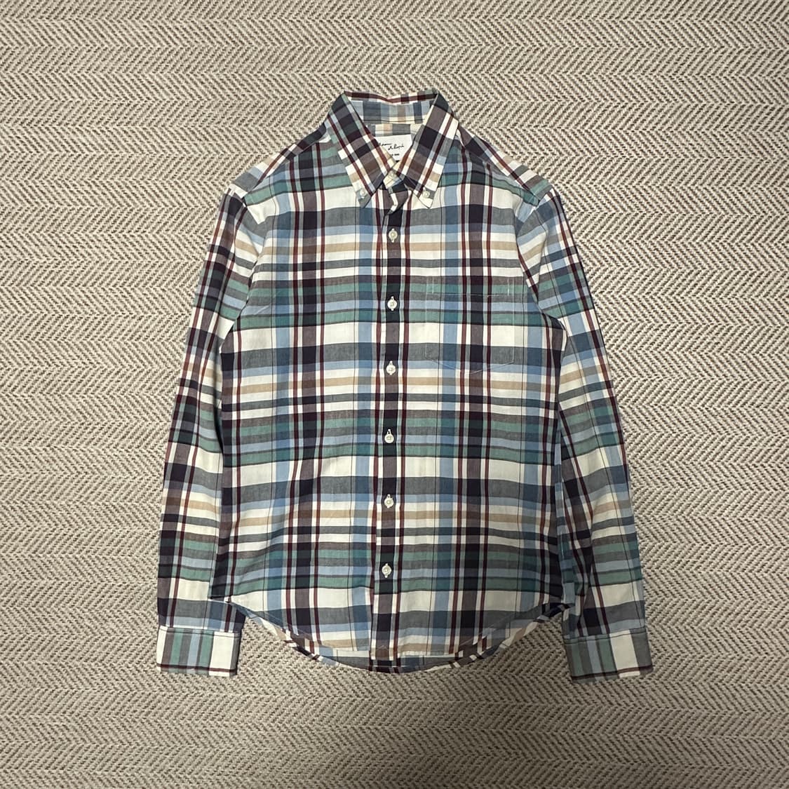 ADAM ET ROPE check shirt 상품이미지1
