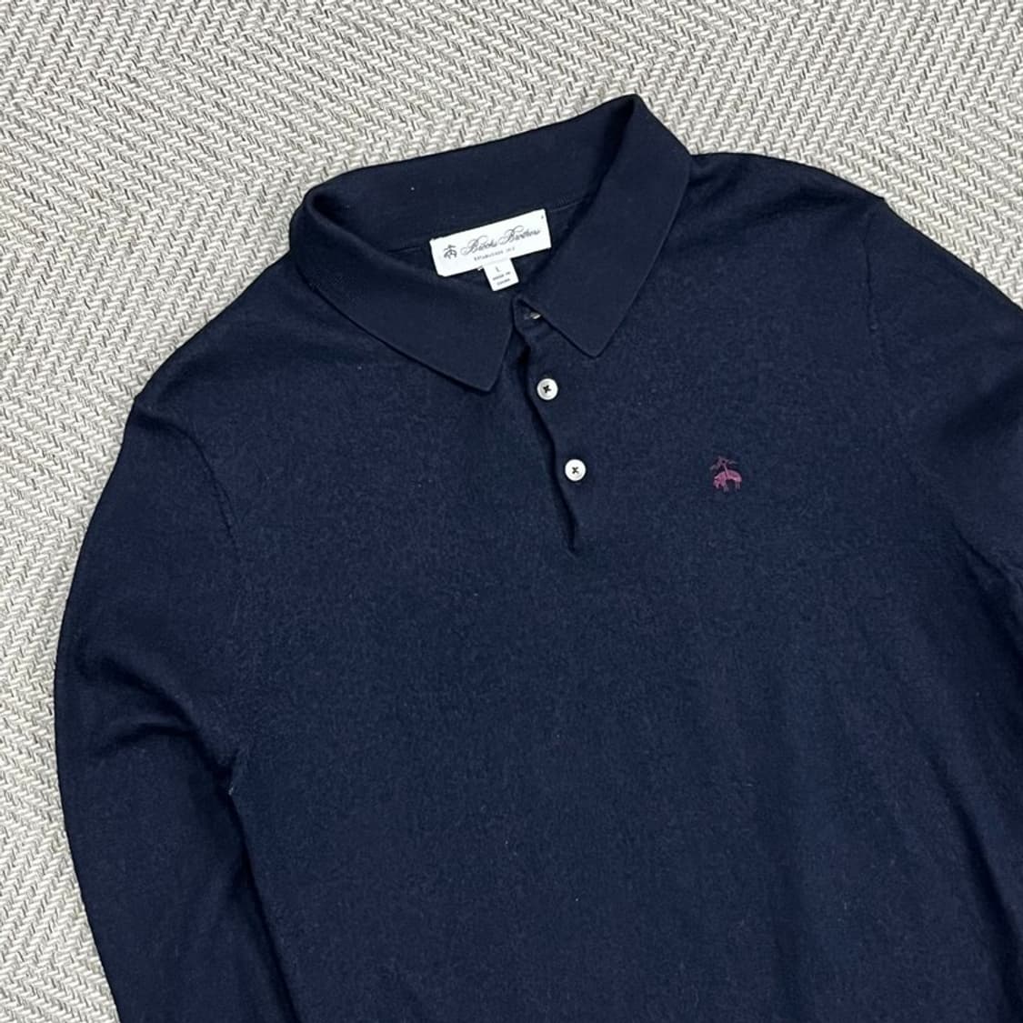 브룩스브라더스 울 카라 니트 v0847 상품이미지3