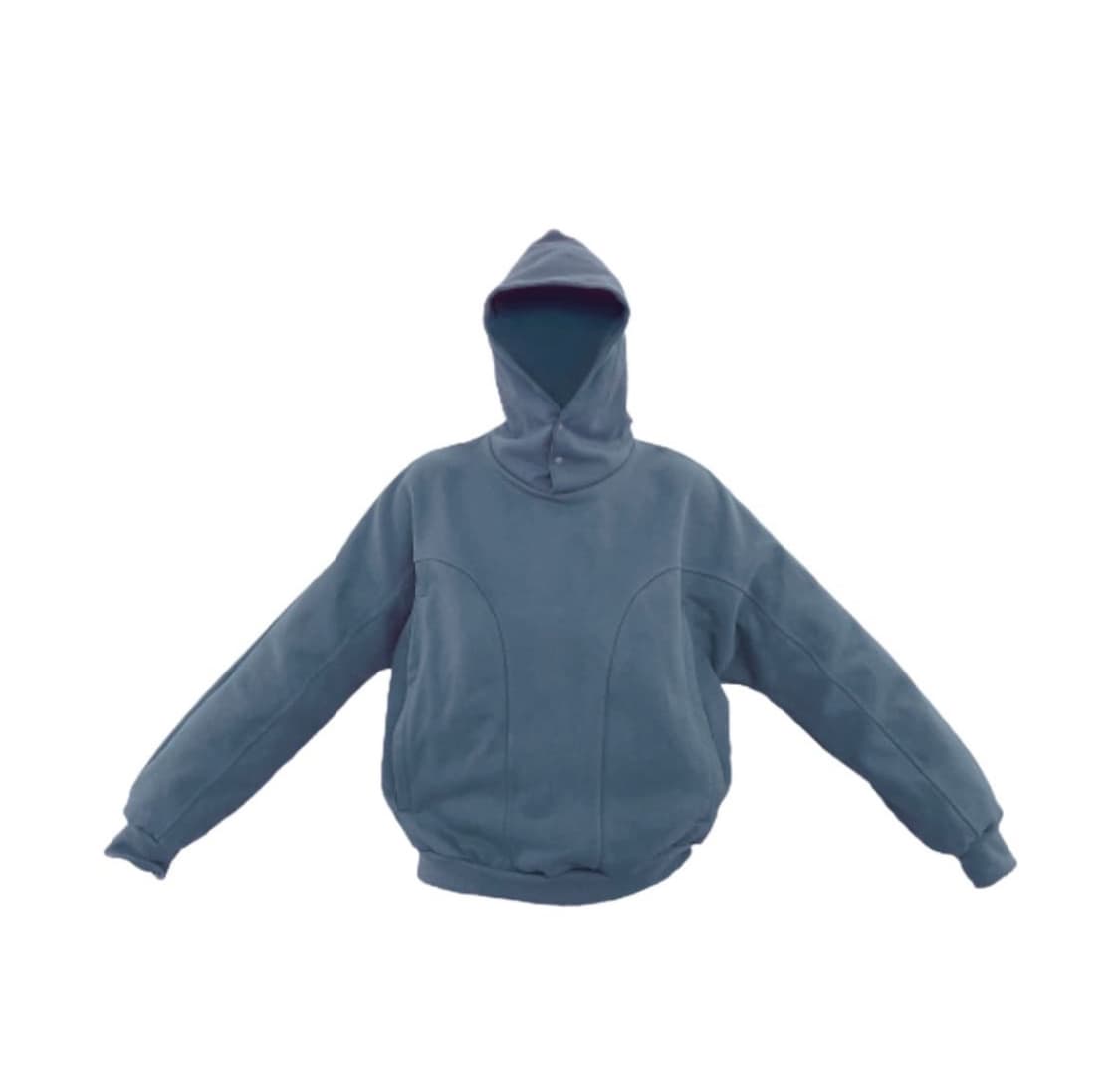 그레일즈 GEOMETRY HOODIE (미드나잇 블루) 상품이미지1