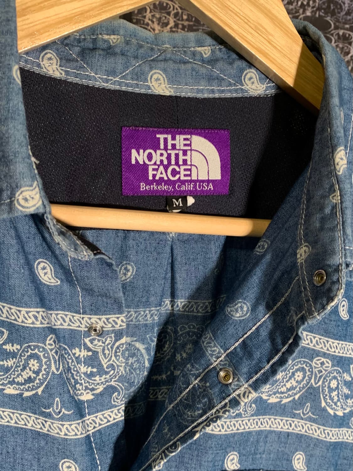 노스페이스 퍼플라벨 페이즐리 셔츠 상품이미지6