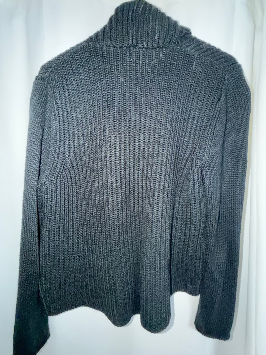 Helmut Lang 니트 사선 지퍼 집업 가디건 상품이미지3