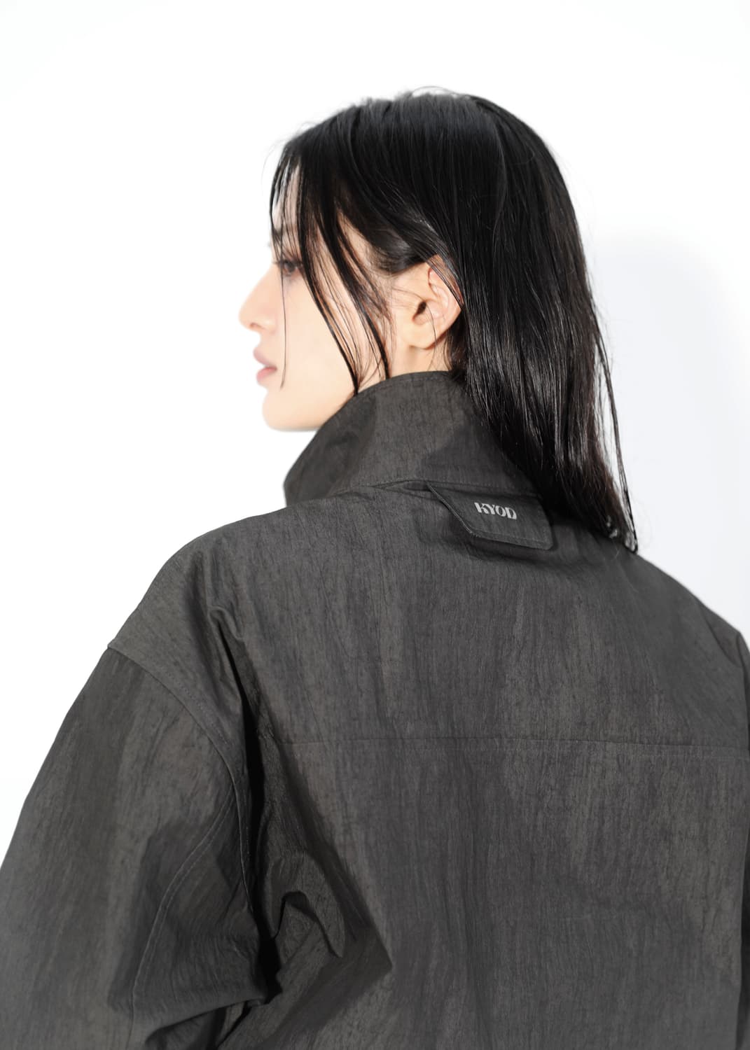 kyod 쿄드 하프 집업 아노락 차콜 상품이미지2