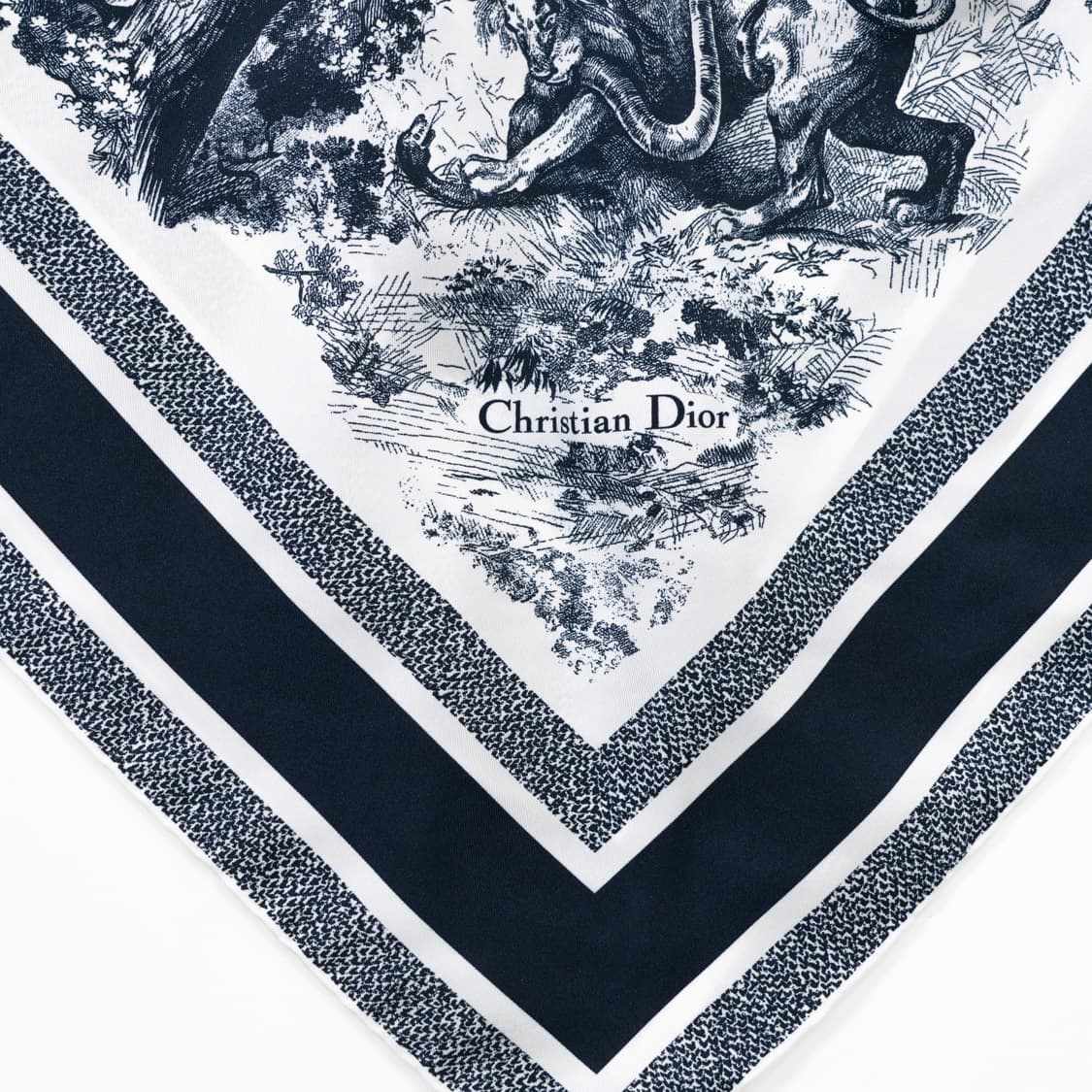 디올 트왈 드 주이 정글 모티브 실크 스카프 상품이미지5