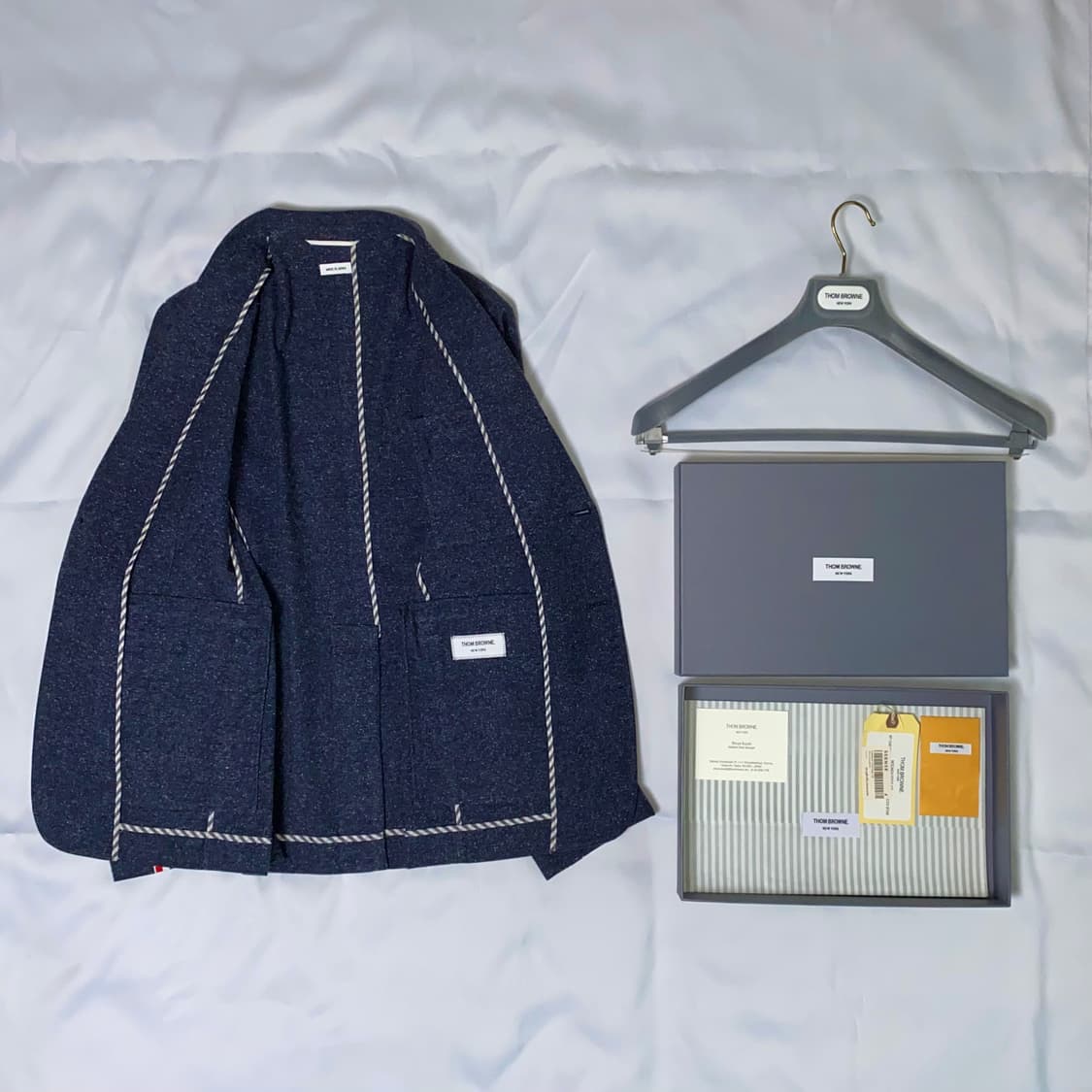 톰브라운 도네갈 트위드 금장 자켓 상품이미지2