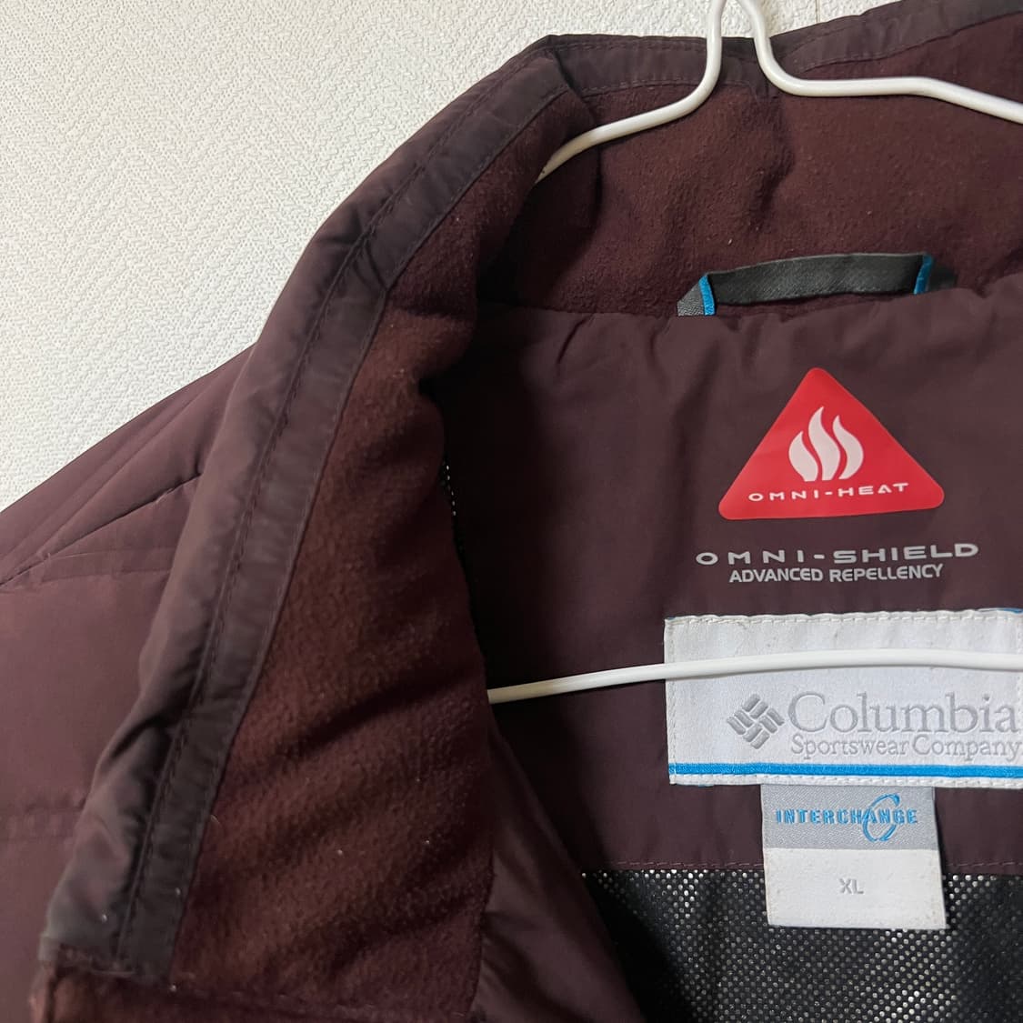 컬럼비아 옴니히트 구스다운 경량 패딩 xl 상품이미지7