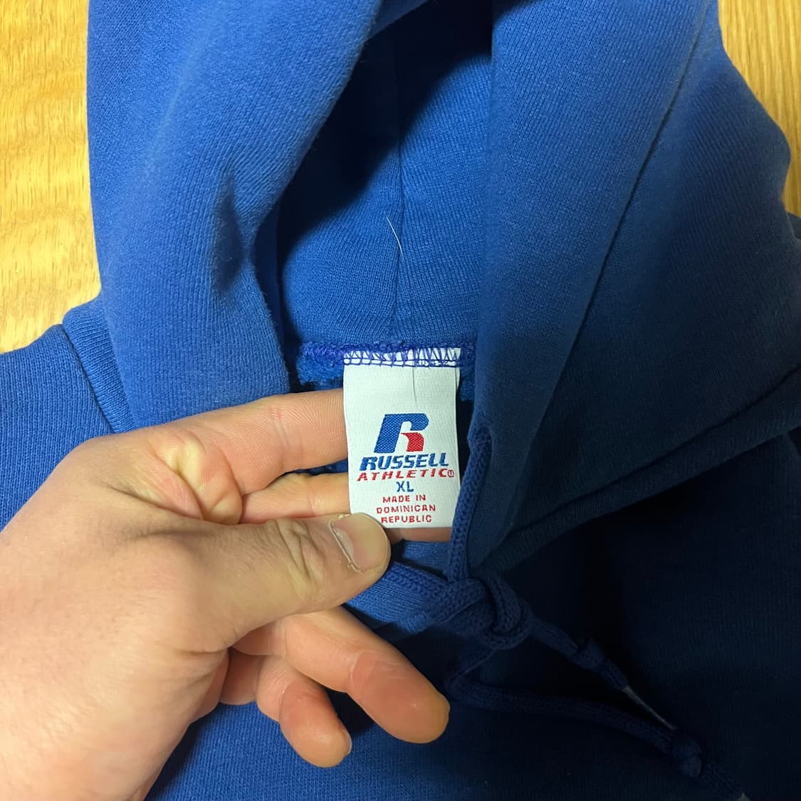[XL] 00s 빈티지 러셀 후드 블루 상품이미지2
