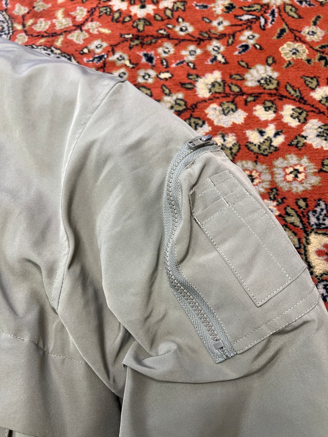 [M] 라퍼지스토어 카키 헤비 항공점퍼 상품이미지4