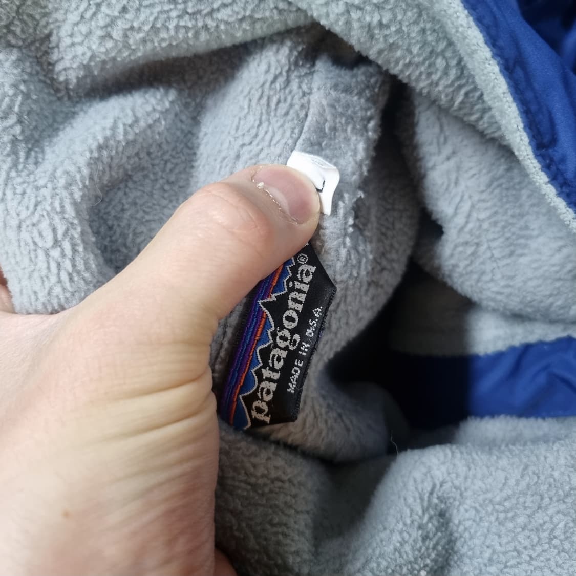 파타고니아 쉘드파카 L 블루 상품이미지4