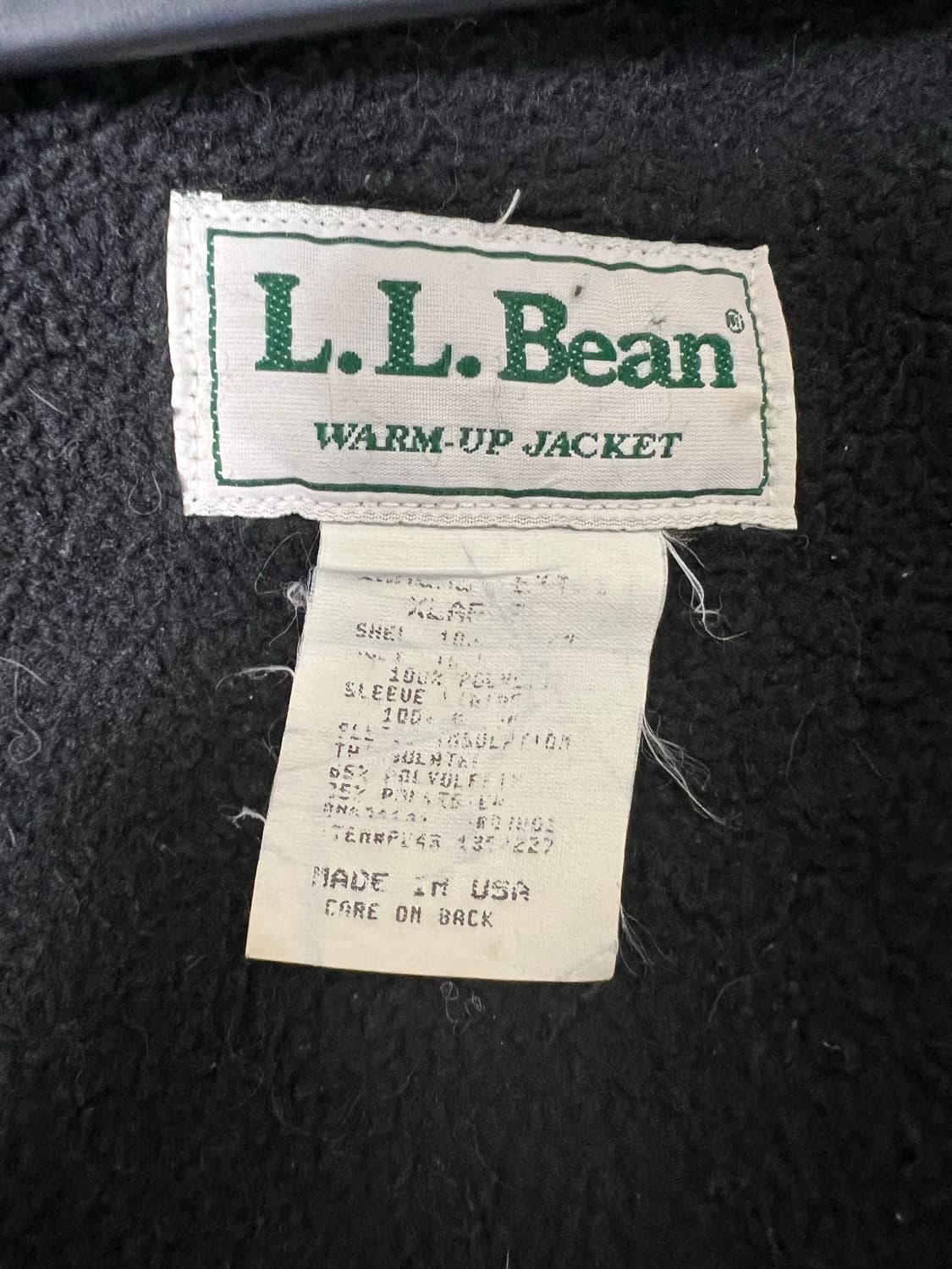 90s 엘엘빈 레드 웜업자켓 봄버자켓  쓰리시즌자켓 상품이미지3