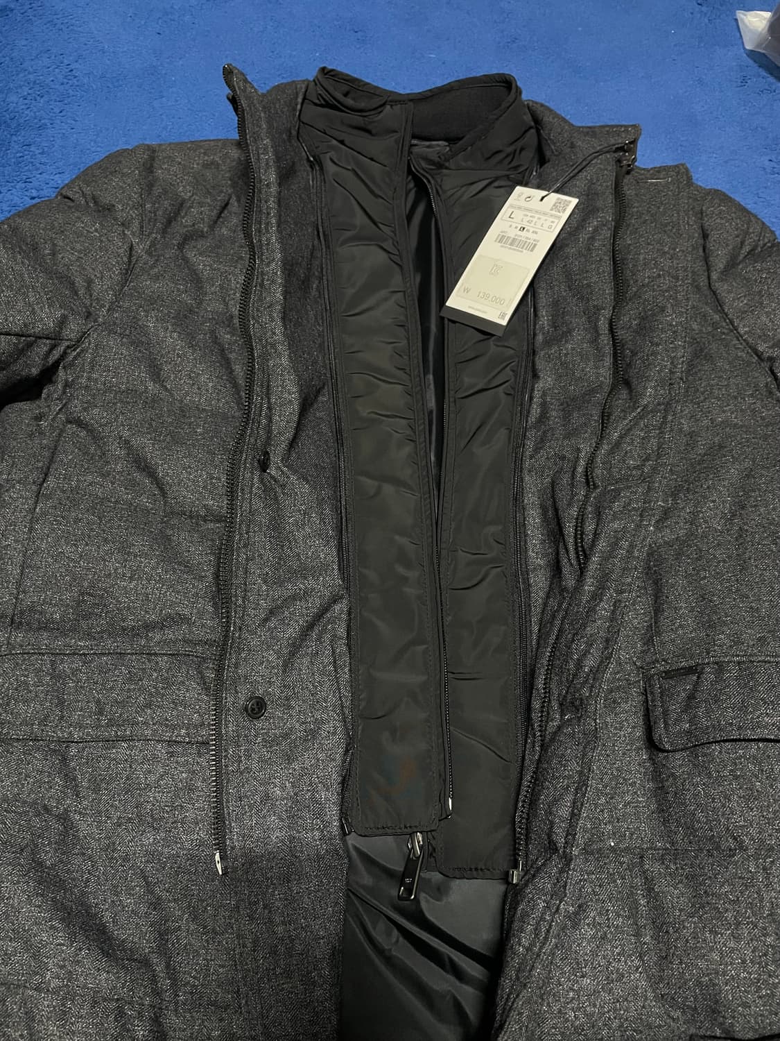 Zaraman 자라 패딩블레이저 상품이미지3