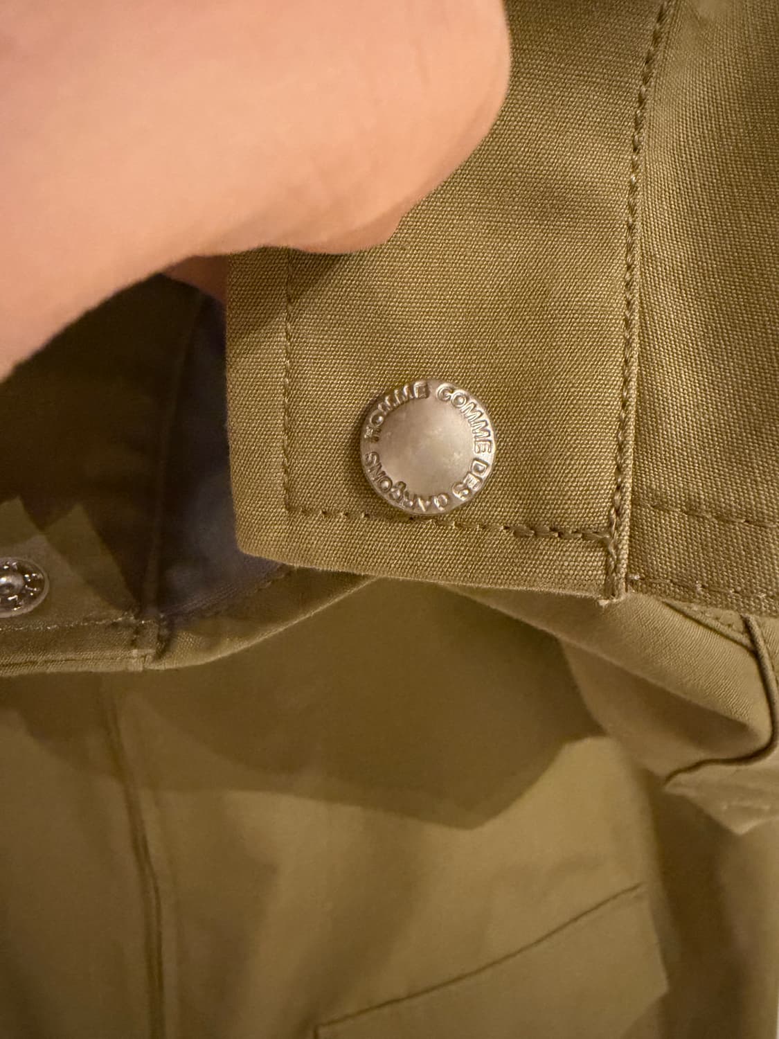 꼼데가르송옴므 25fw 코듀로이칼라 트리플레이어 트러커쟈켓 L 상품이미지8