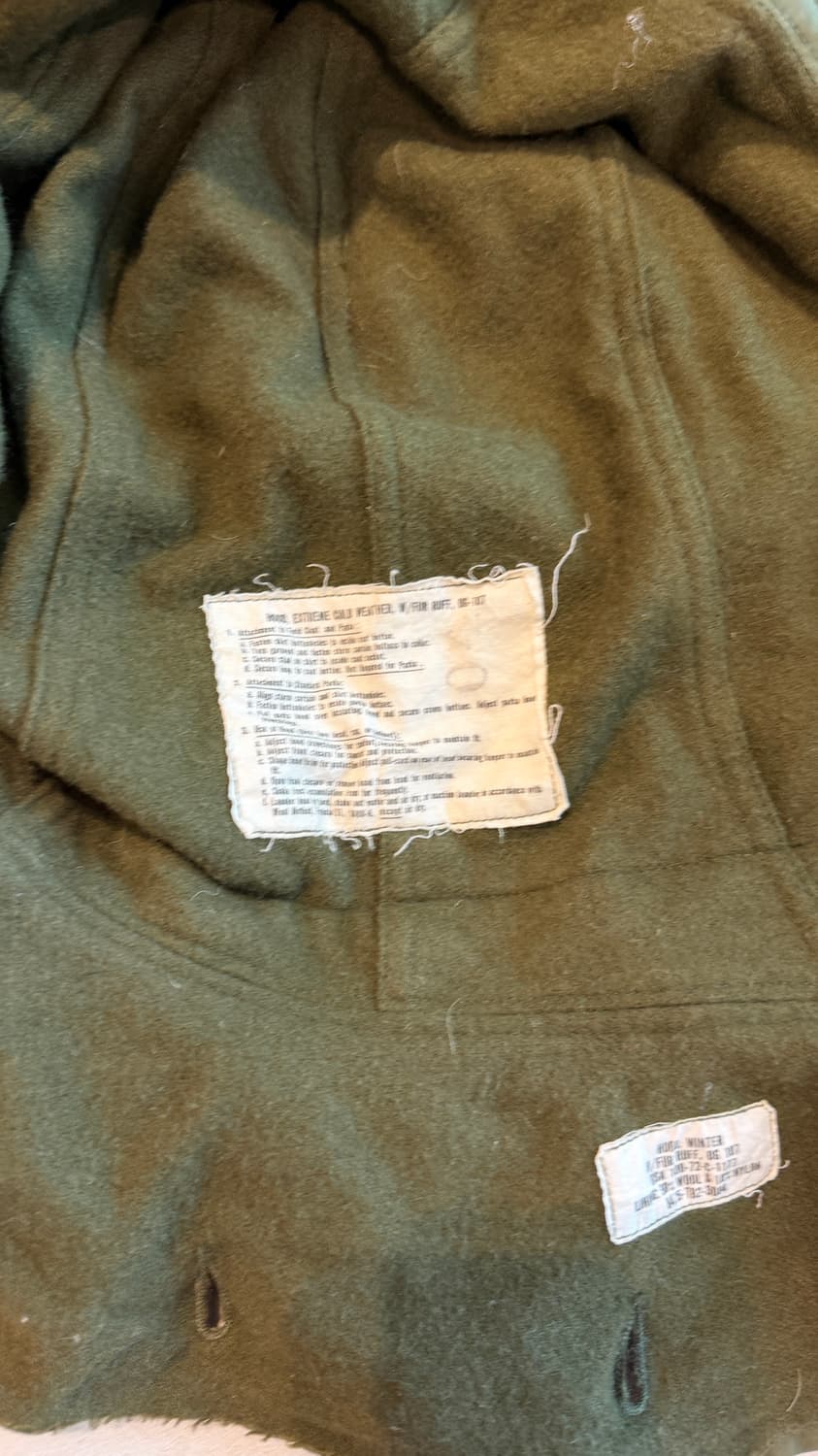 OG 오리지널 M-51 Fishtail Parka 후드 울프 퍼 상품이미지3