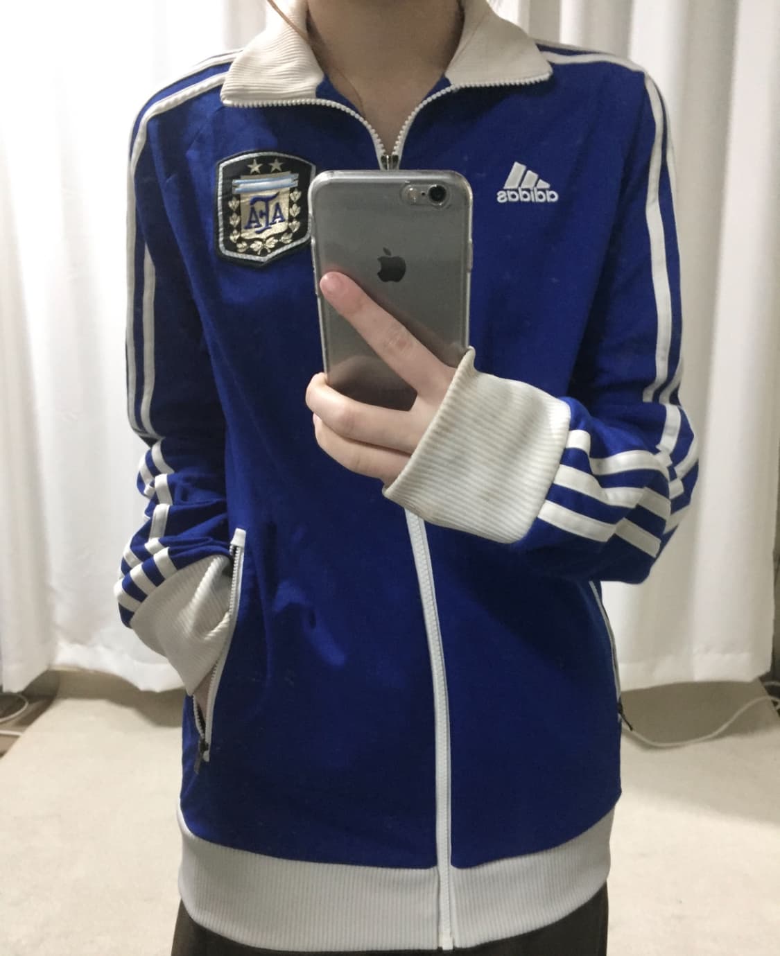 아디다스 아르헨티나 블루 트랙탑 져지 상품이미지1
