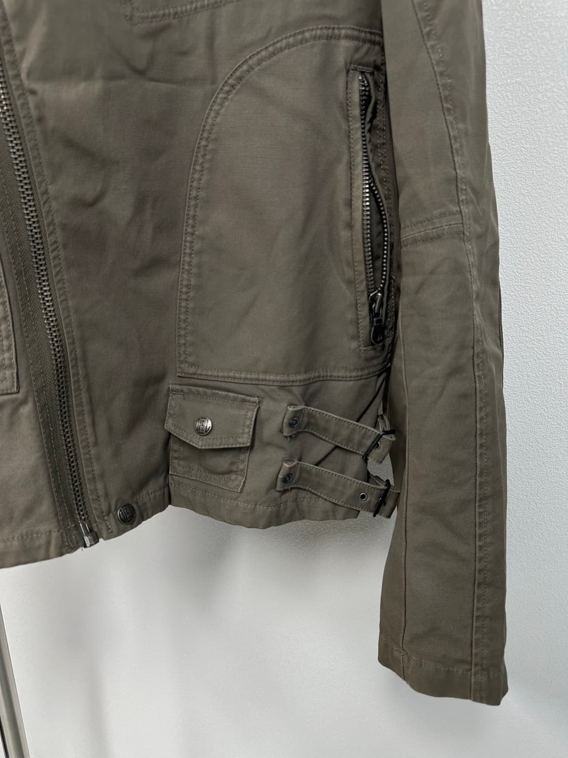 00s 디젤 코튼 바이커 자켓 상품이미지3