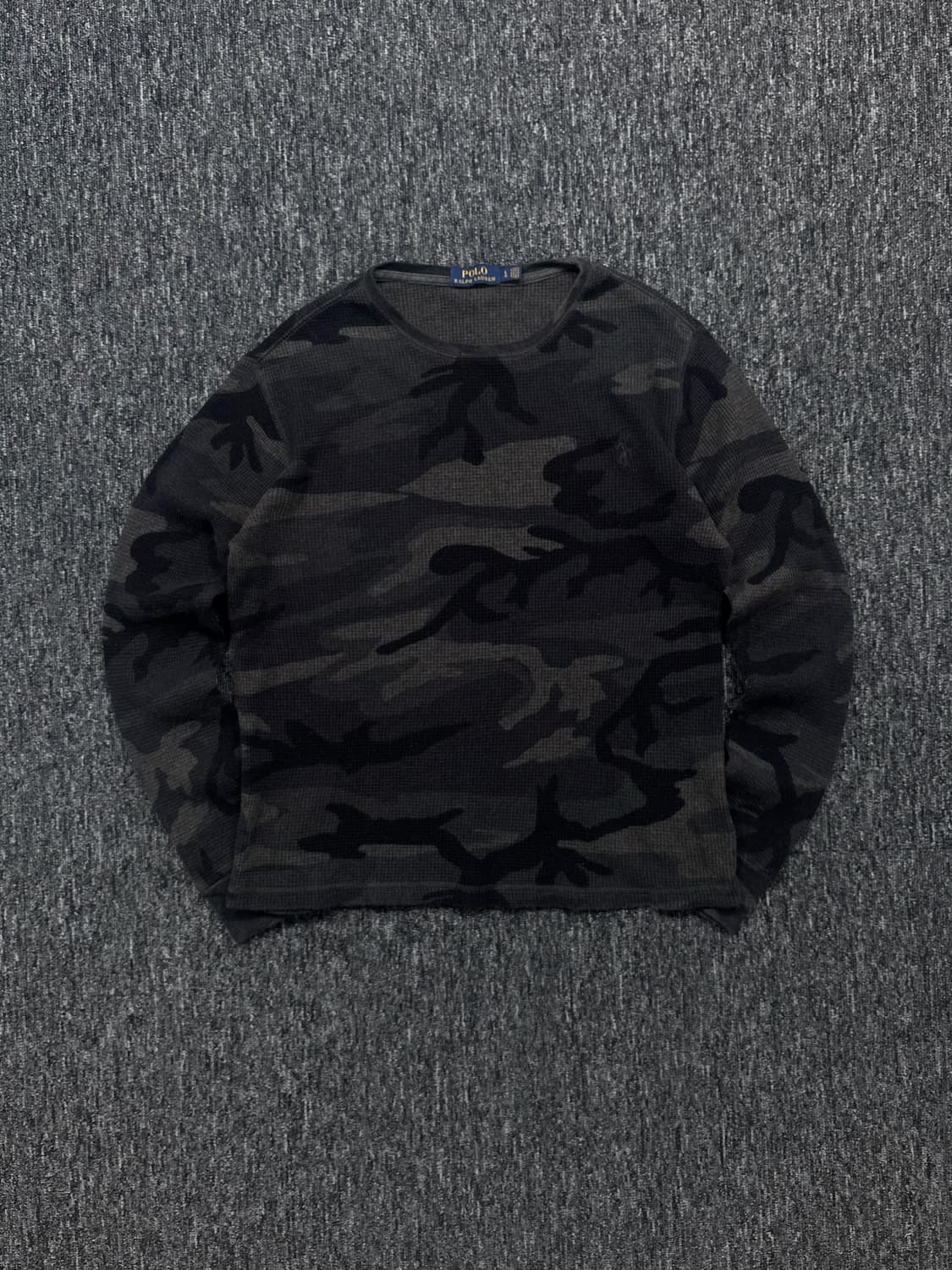 폴로 카모 와플 롱슬리브 상품이미지3