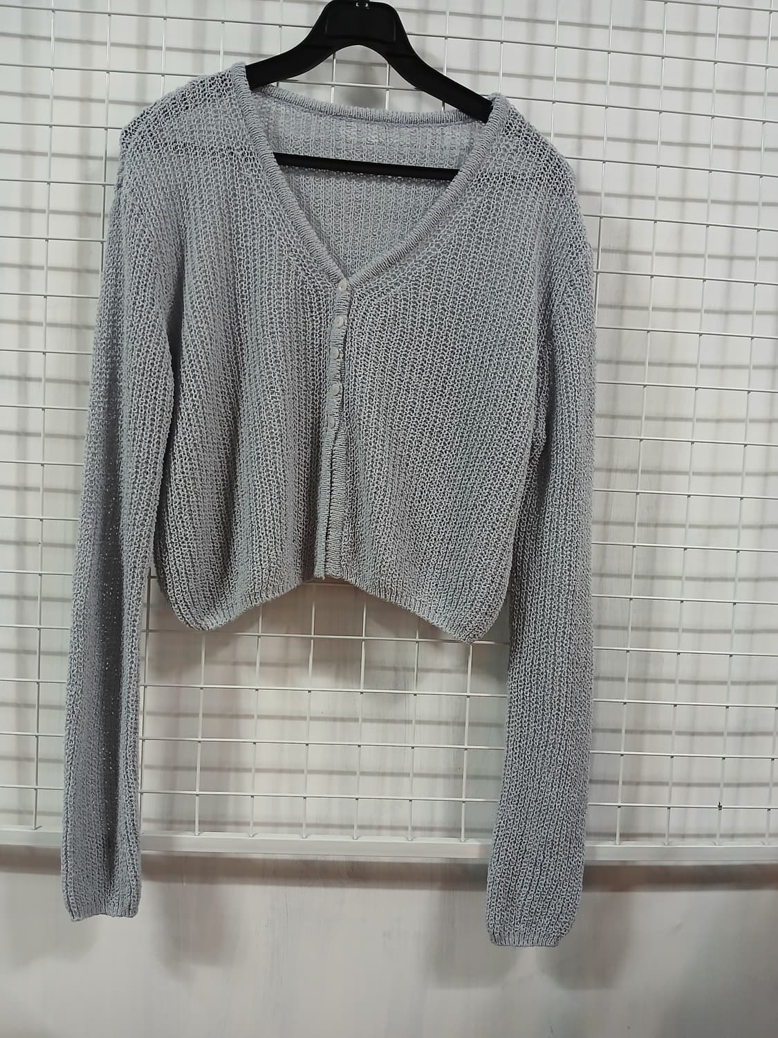 브이넥 크롭.가디건 상품이미지1