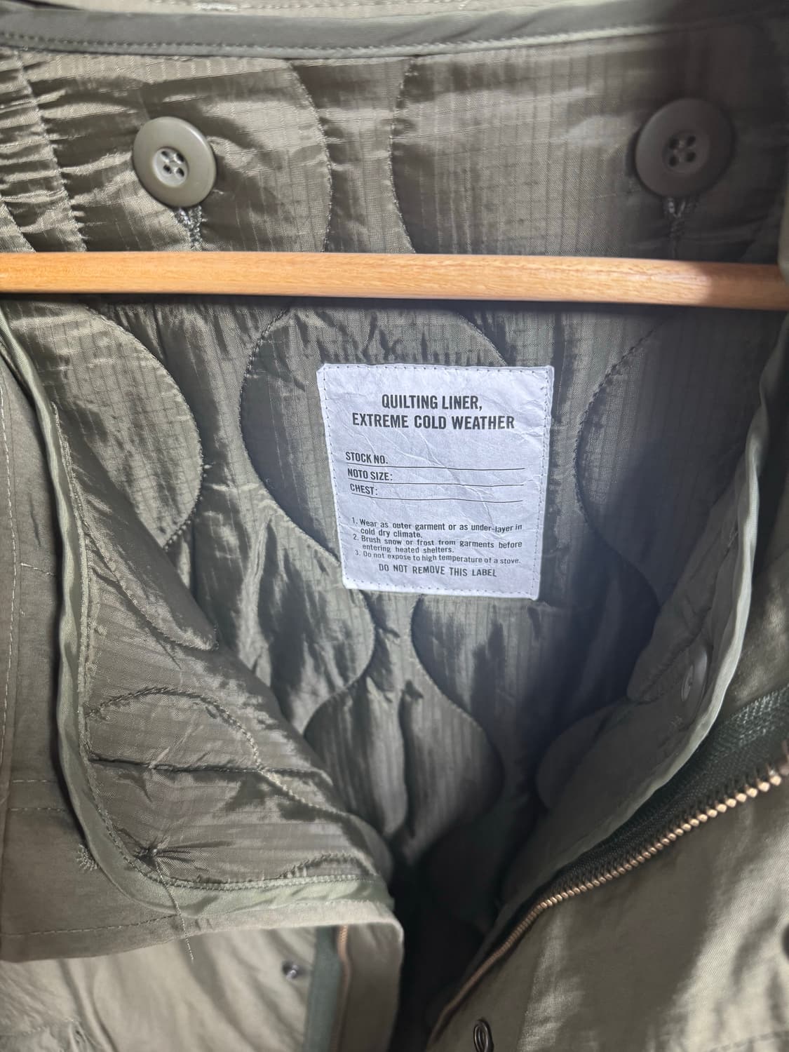 21fw 프릭스스토어 m65 피쉬테일 올리브  m사이즈 상품이미지4