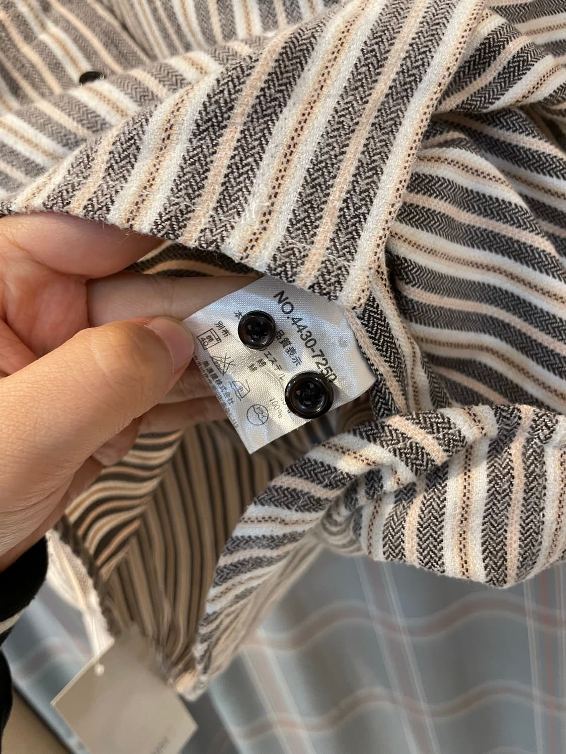 일본빈티지 스트라이프셔츠 상품이미지3