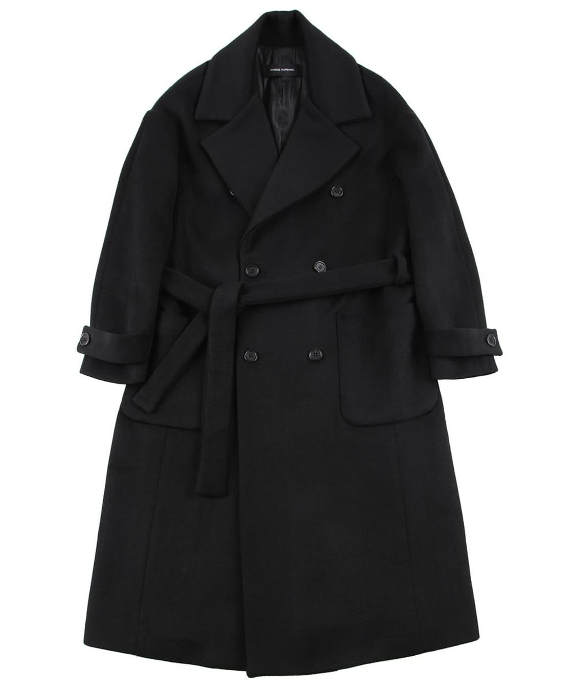 오버사이즈해프닝 더블 로브 코트 상품이미지2