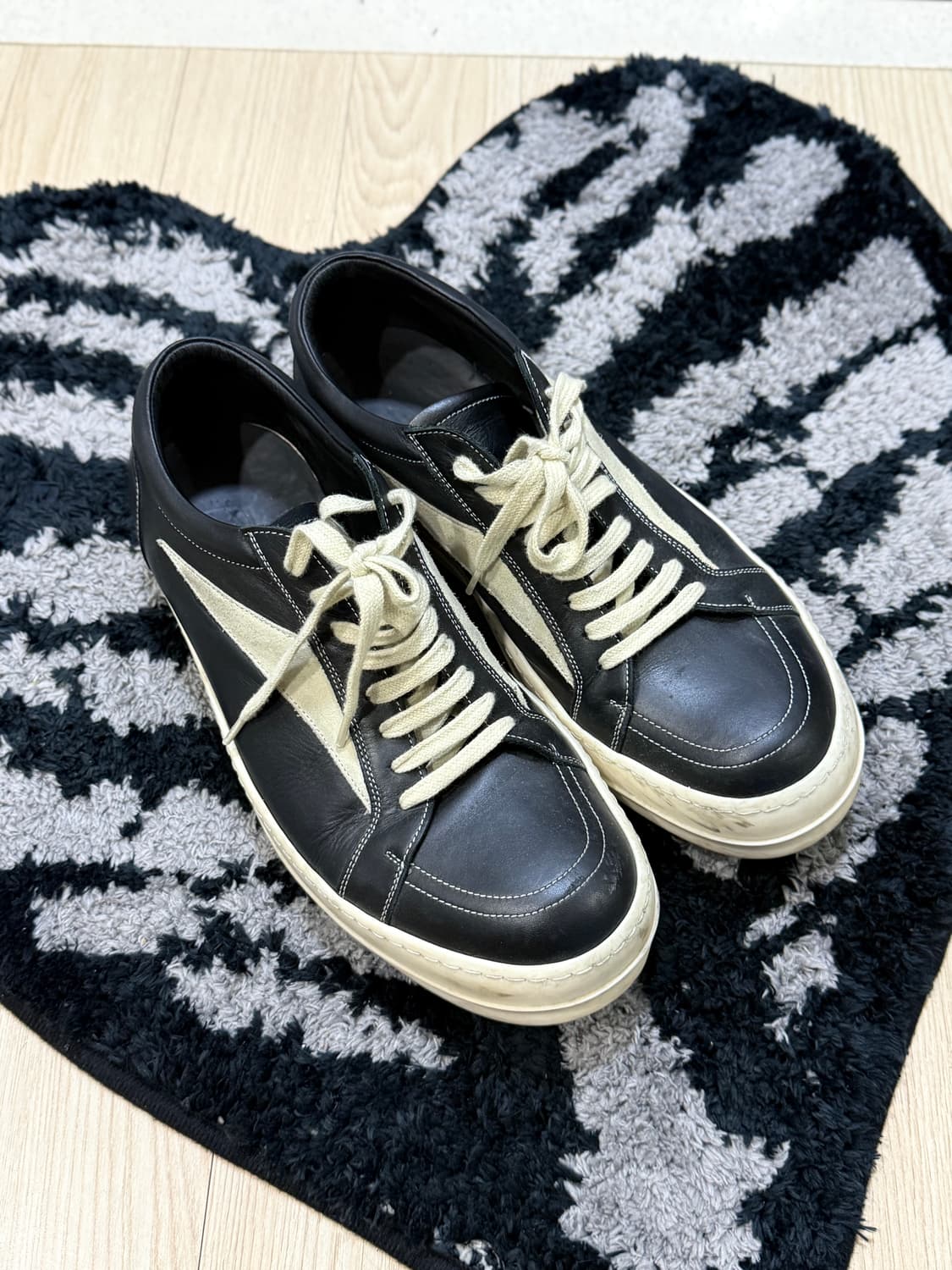 릭오웬스 룩소르 빈티지 레더 스니커즈 44 상품이미지2