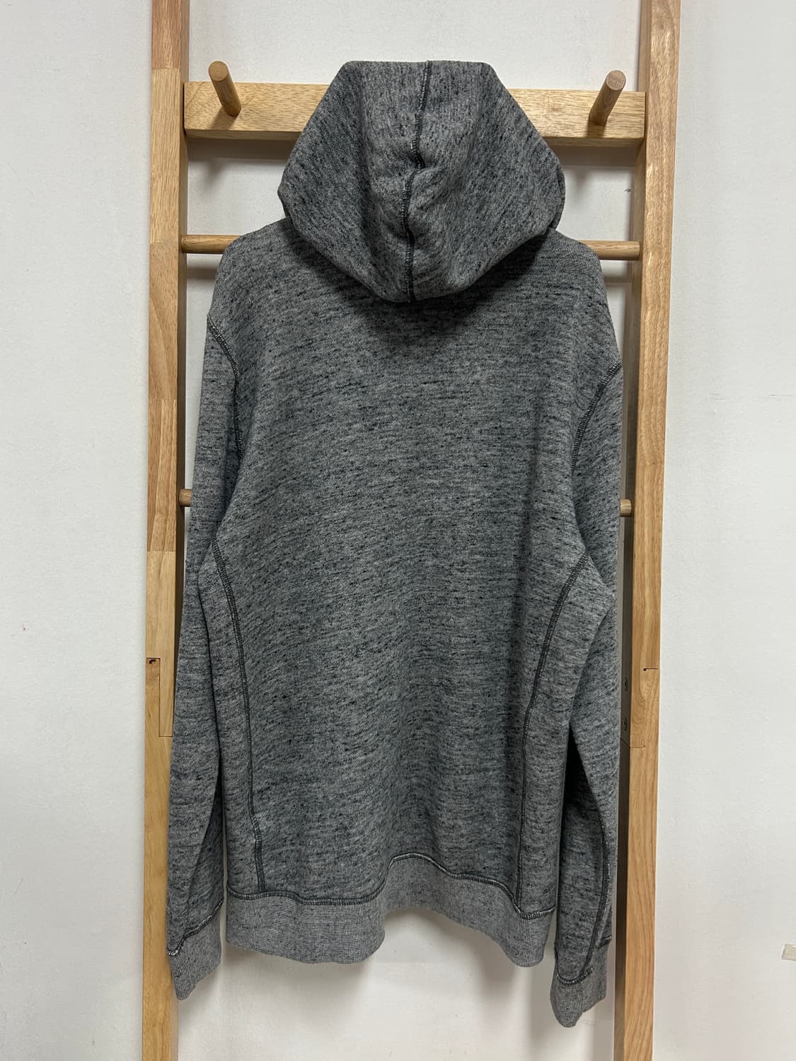 아베크롬비 y2k 아치로고 후드집업 보카시 그레이 상품이미지4