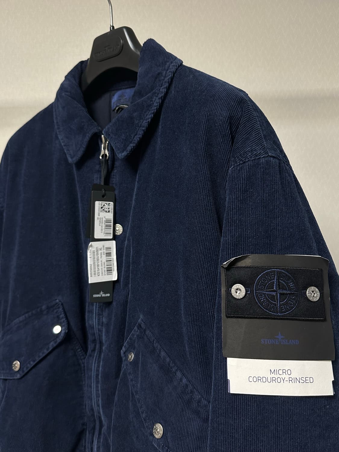 스톤아일랜드 데님리서치 코듀로이 봄버 XL(105-110) 새상품 상품이미지2