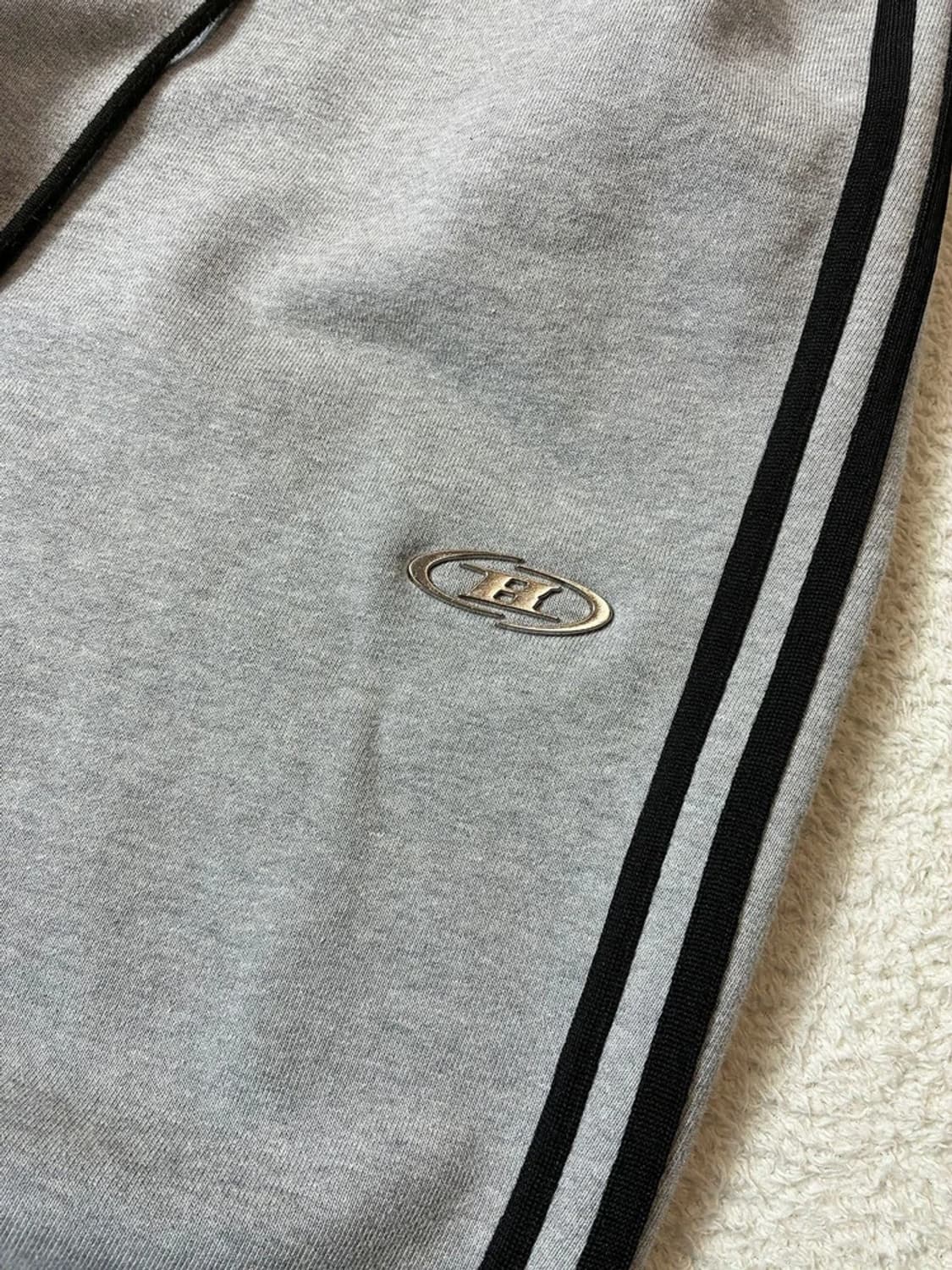 본투윈 크롬 B 로고 트랙 라인 와이드 팬츠 PN6965 상품이미지4