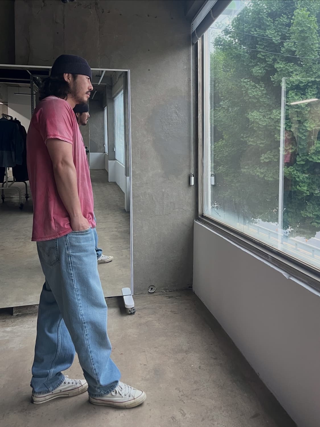 Carhartt Faded Red Pocket T-Shirt 상품이미지3