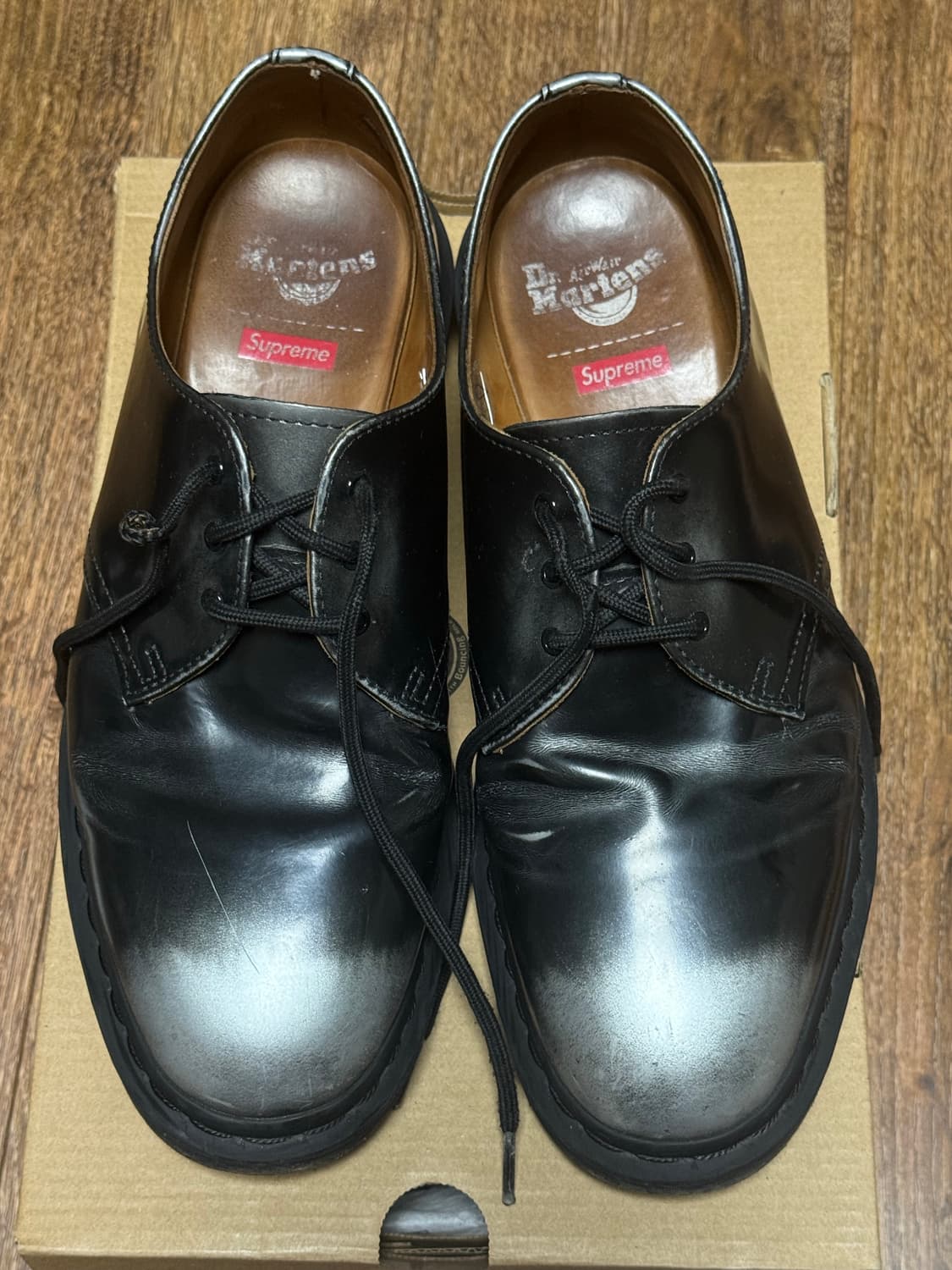 닥터마틴 슈프림 1461 그레이실버 280사이즈 상품이미지1