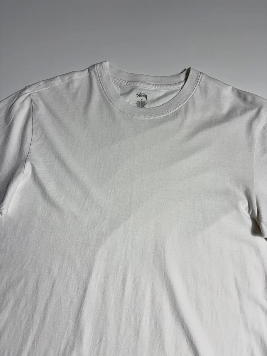 스투시 STUSSY 화이트 언더셔츠 반팔 티셔츠 R1494 상품이미지2