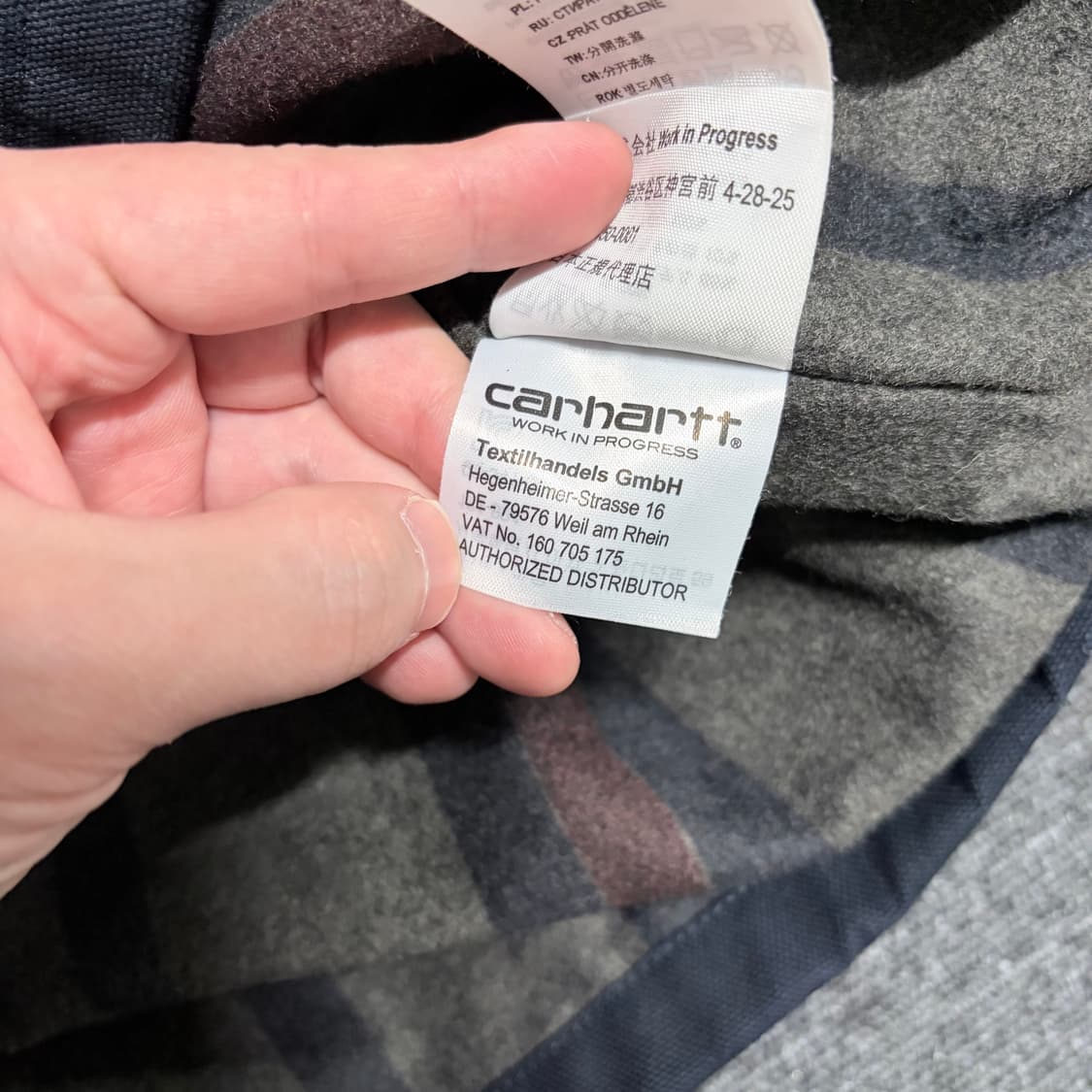 칼하트 WIP 미시간 초어 자켓 상품이미지7